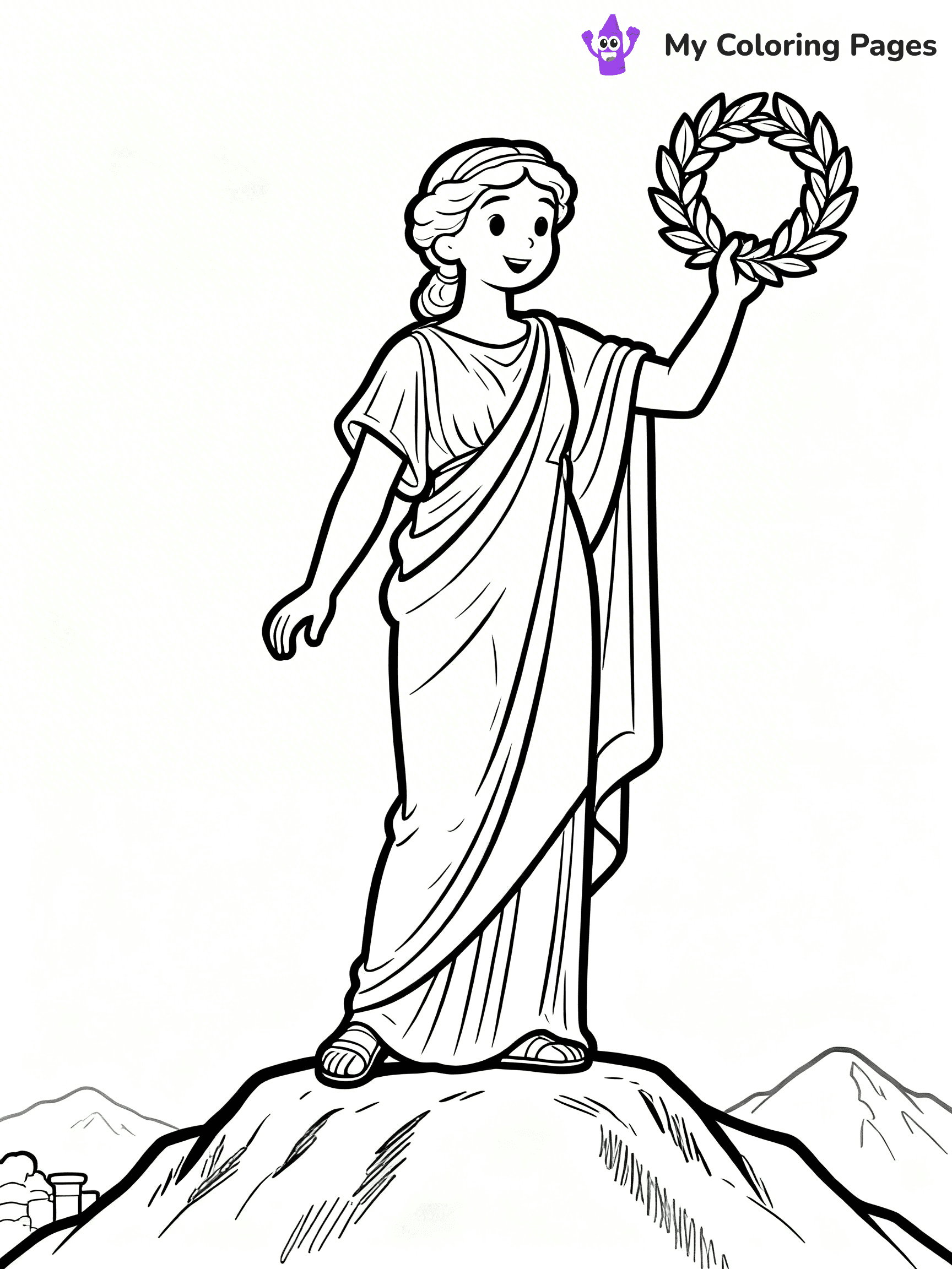 Ancient Greece Coloring Pages - 8