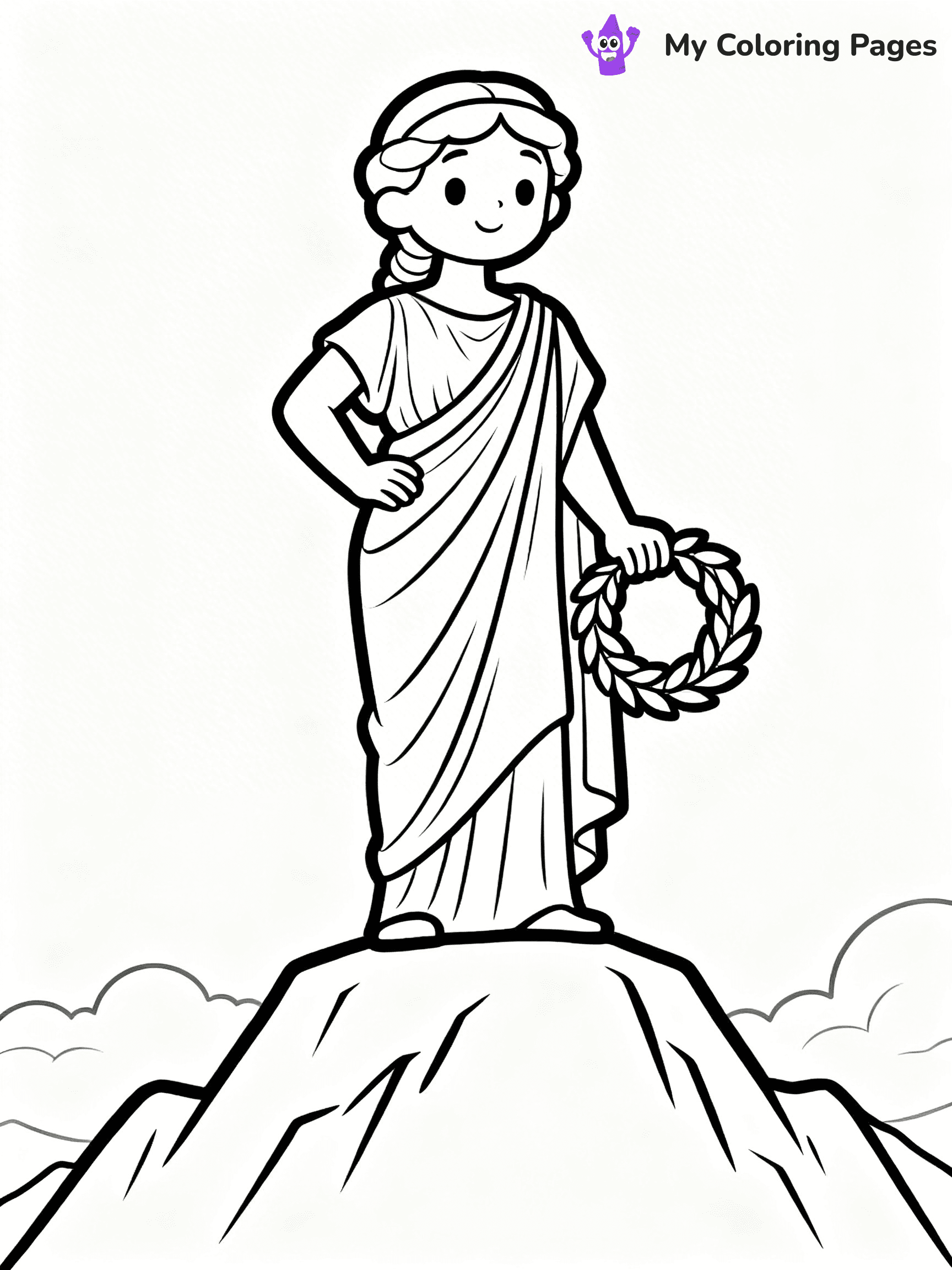 Ancient Greece Coloring Pages - 7