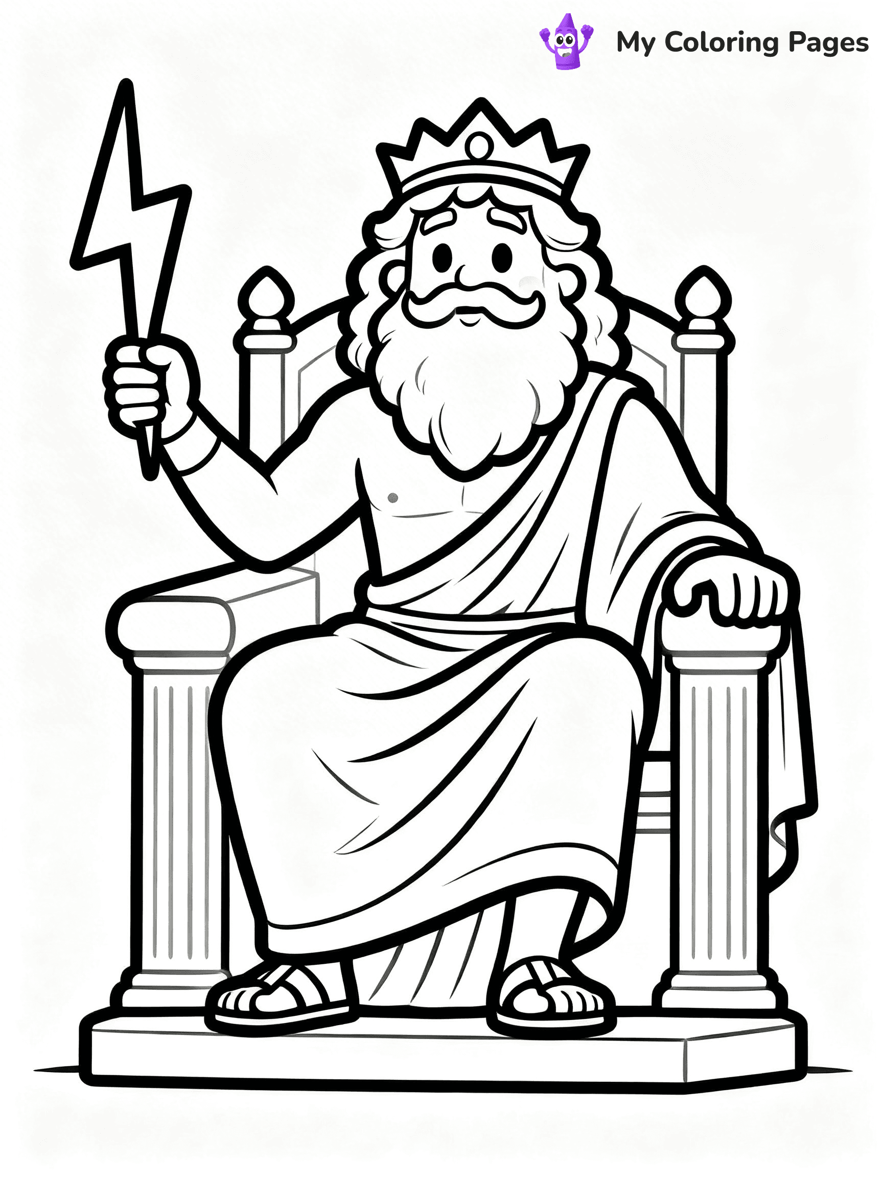 Ancient Greece Coloring Pages - 1