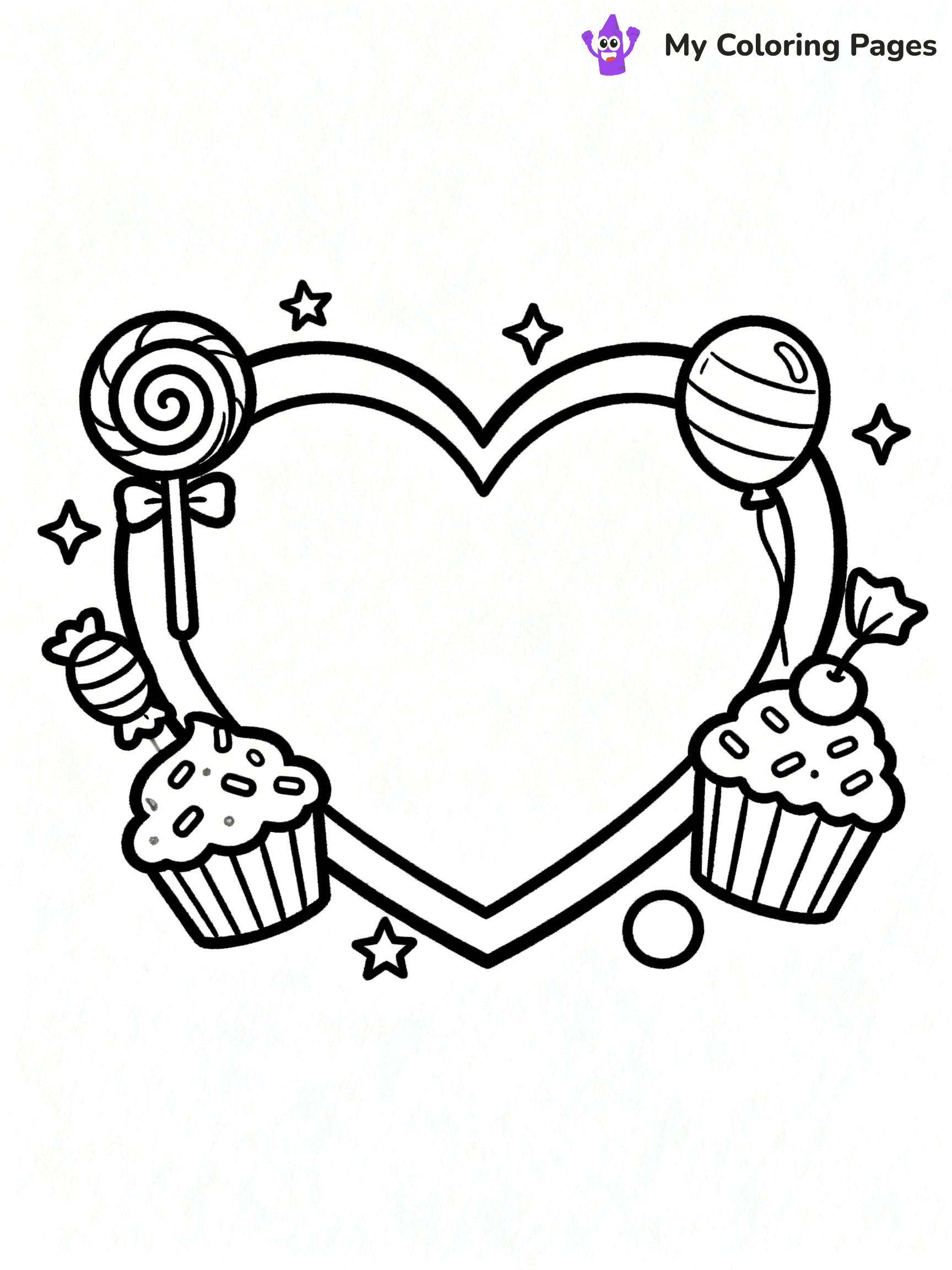 Valentine Hearts Coloring Pages - 10