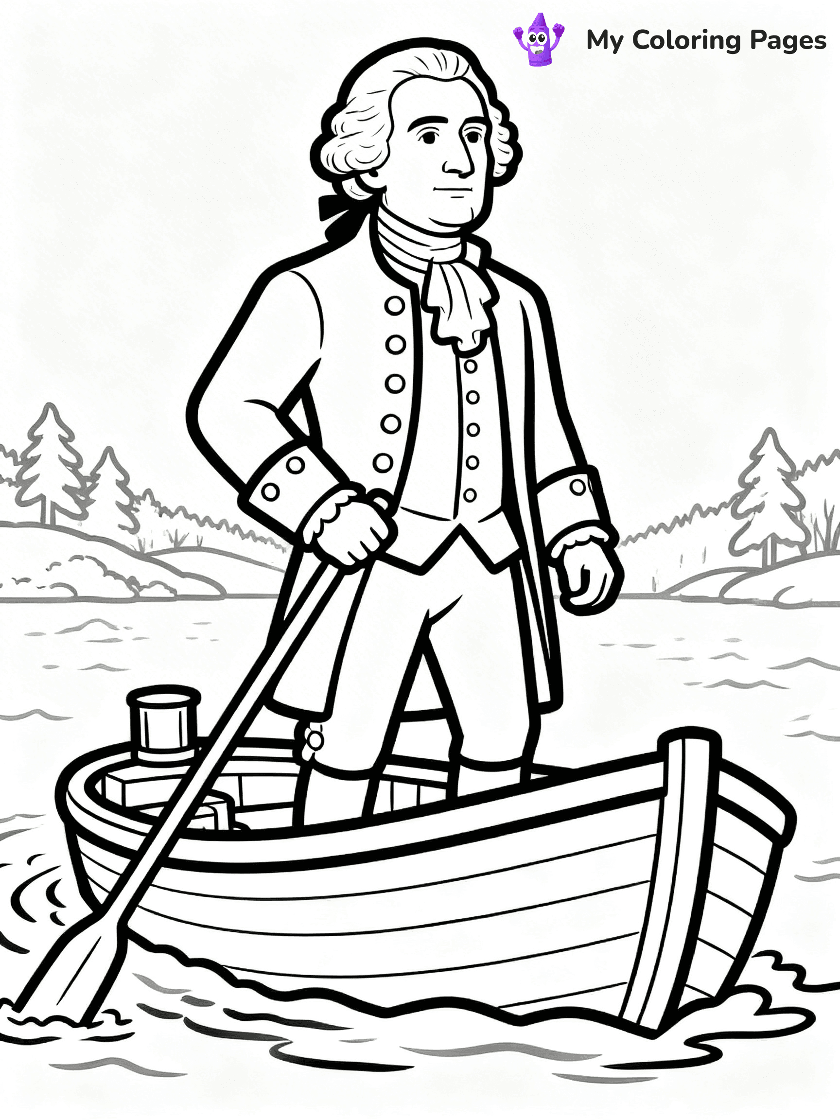 George Washington Coloring Pages - 10