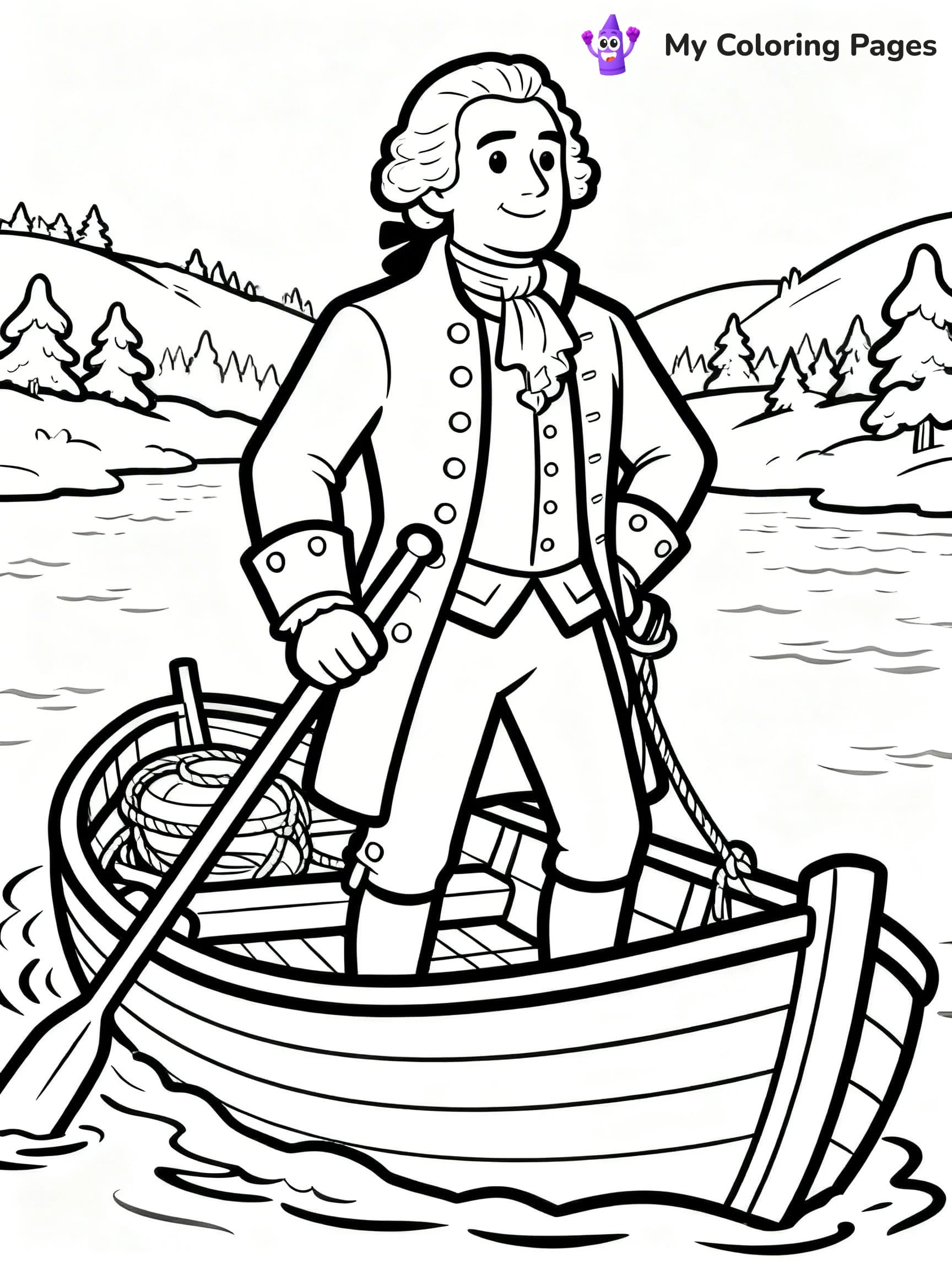 George Washington Coloring Pages - 8