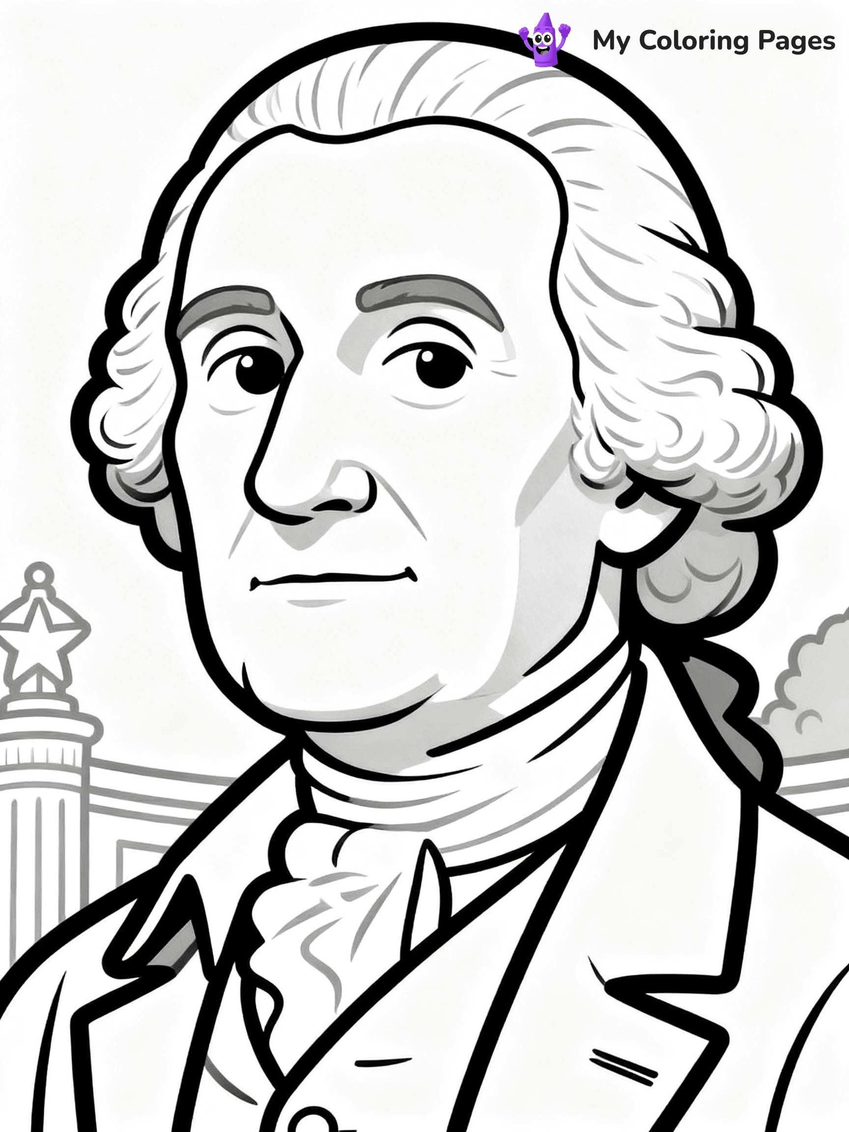 George Washington Coloring Pages - 6