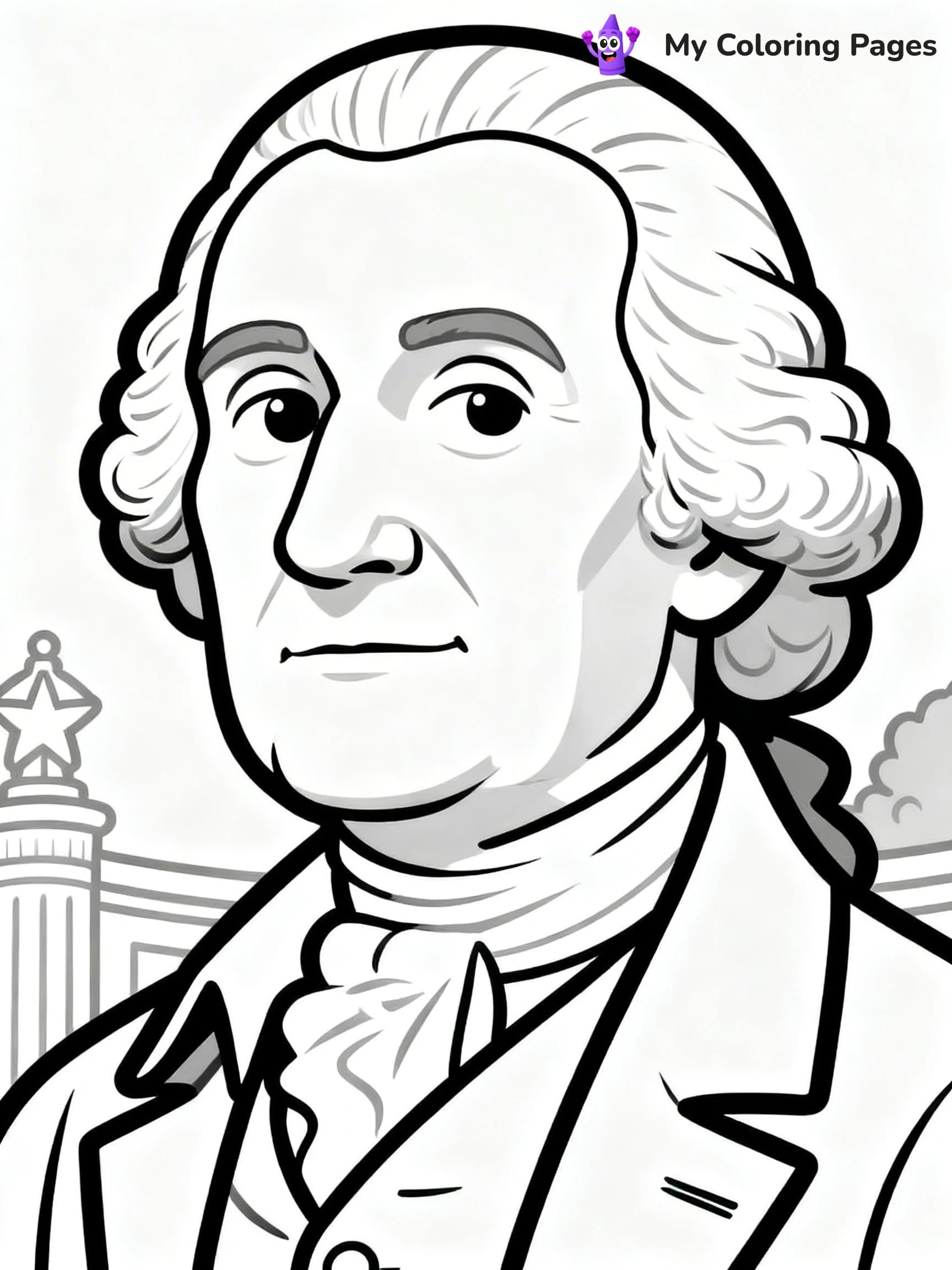 George Washington Coloring Pages - 6