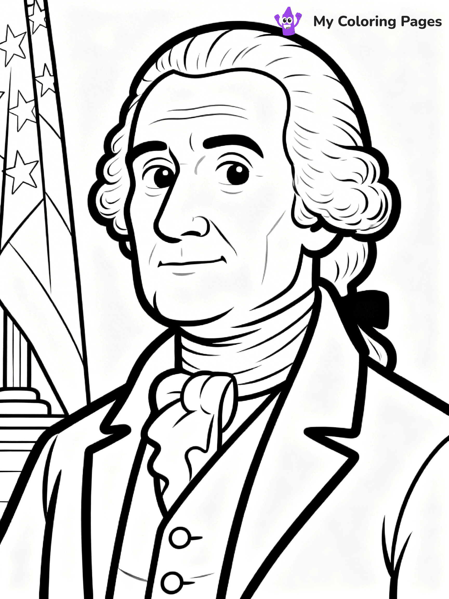 George Washington Coloring Pages - 2
