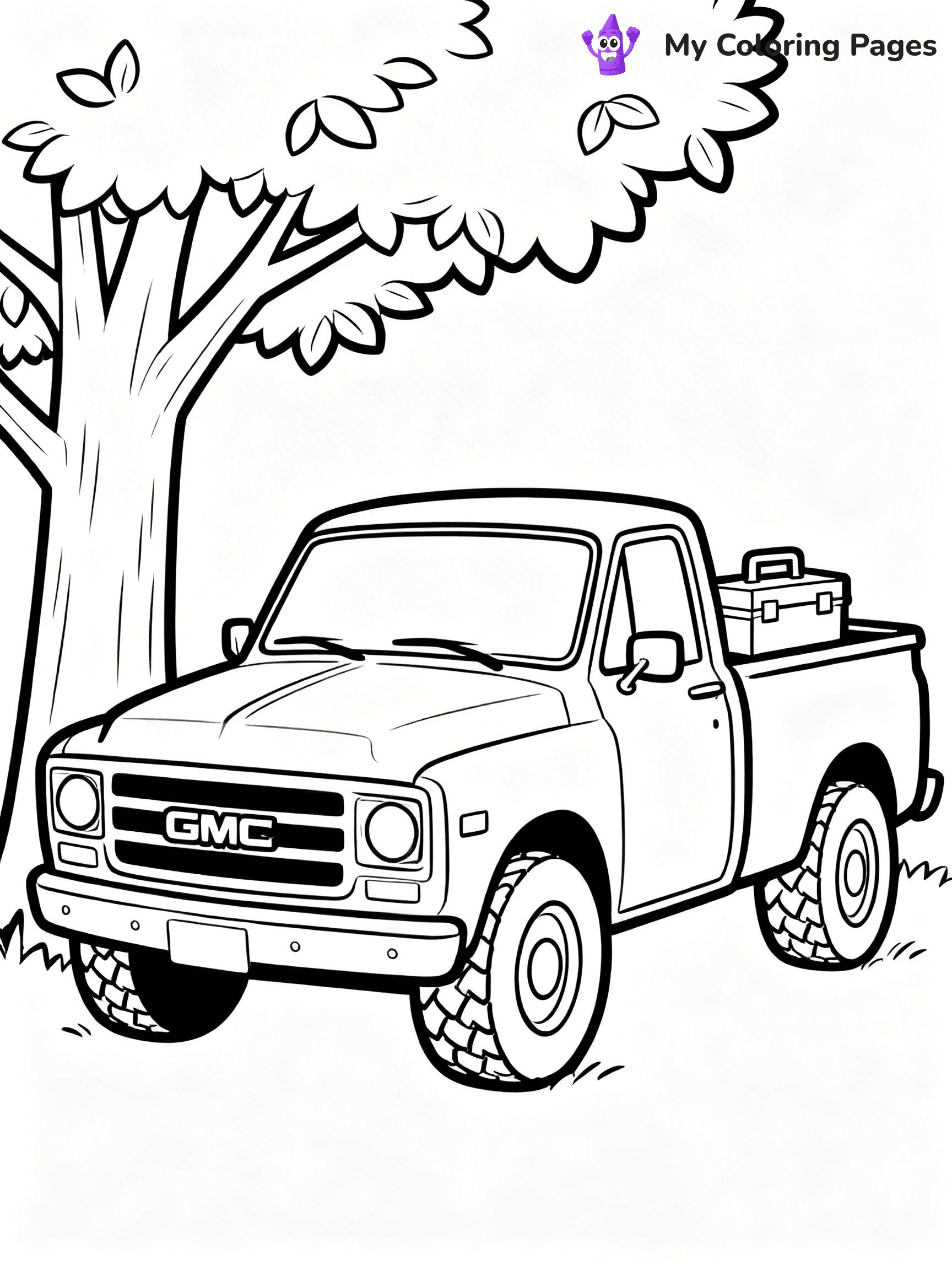 GMC Coloring Pages - 12