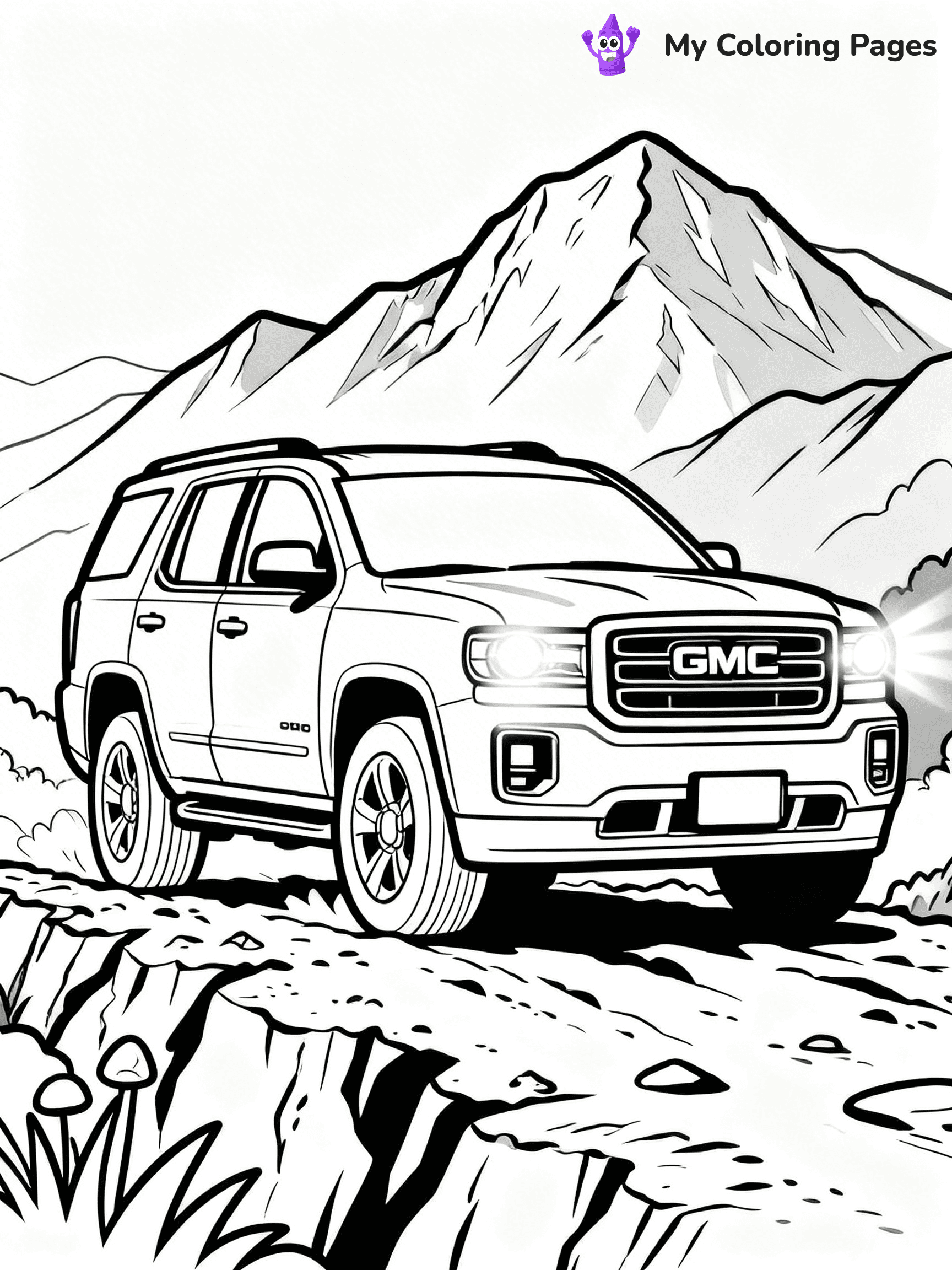GMC Coloring Pages - 9