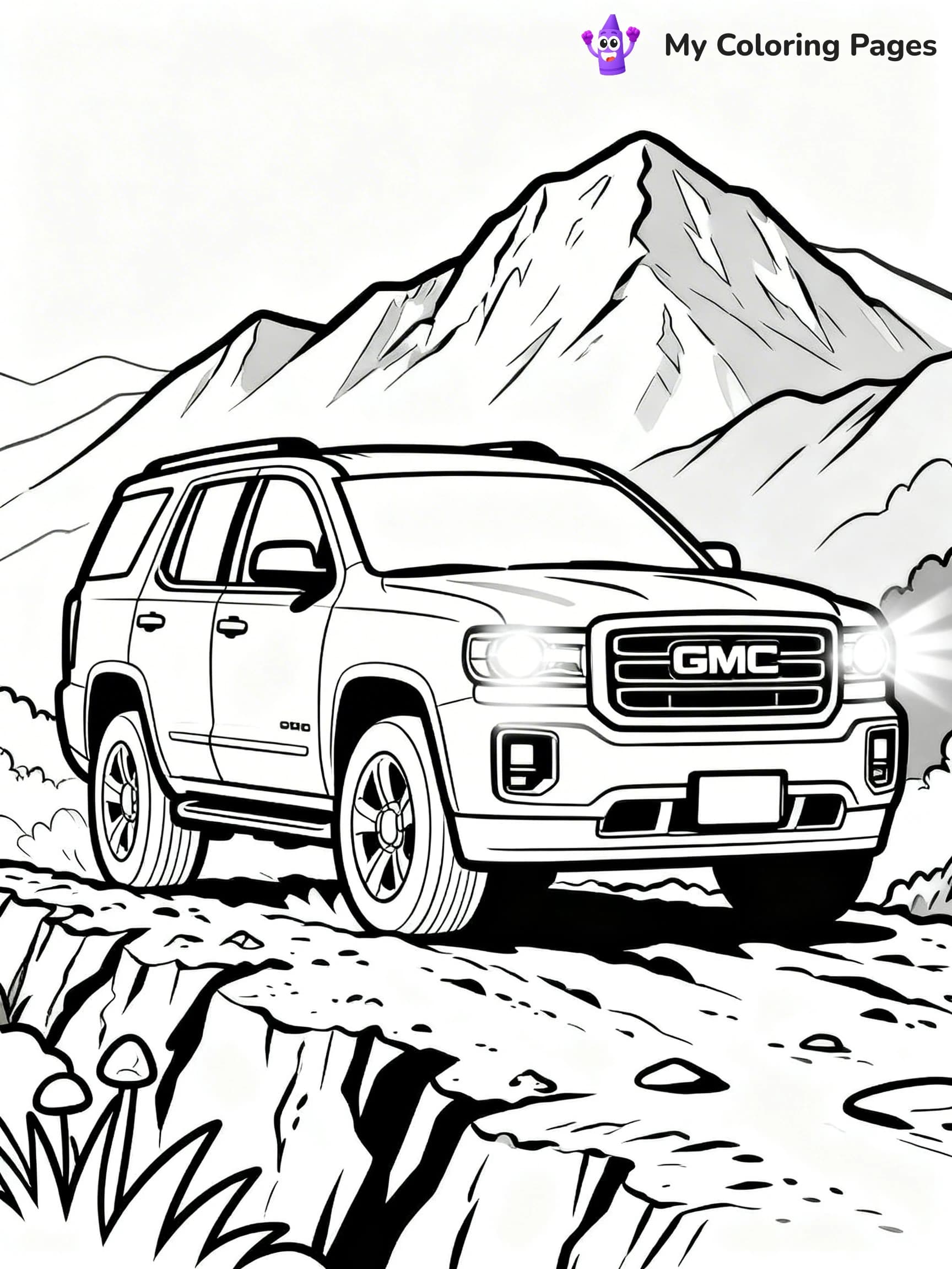 GMC Coloring Pages - 9