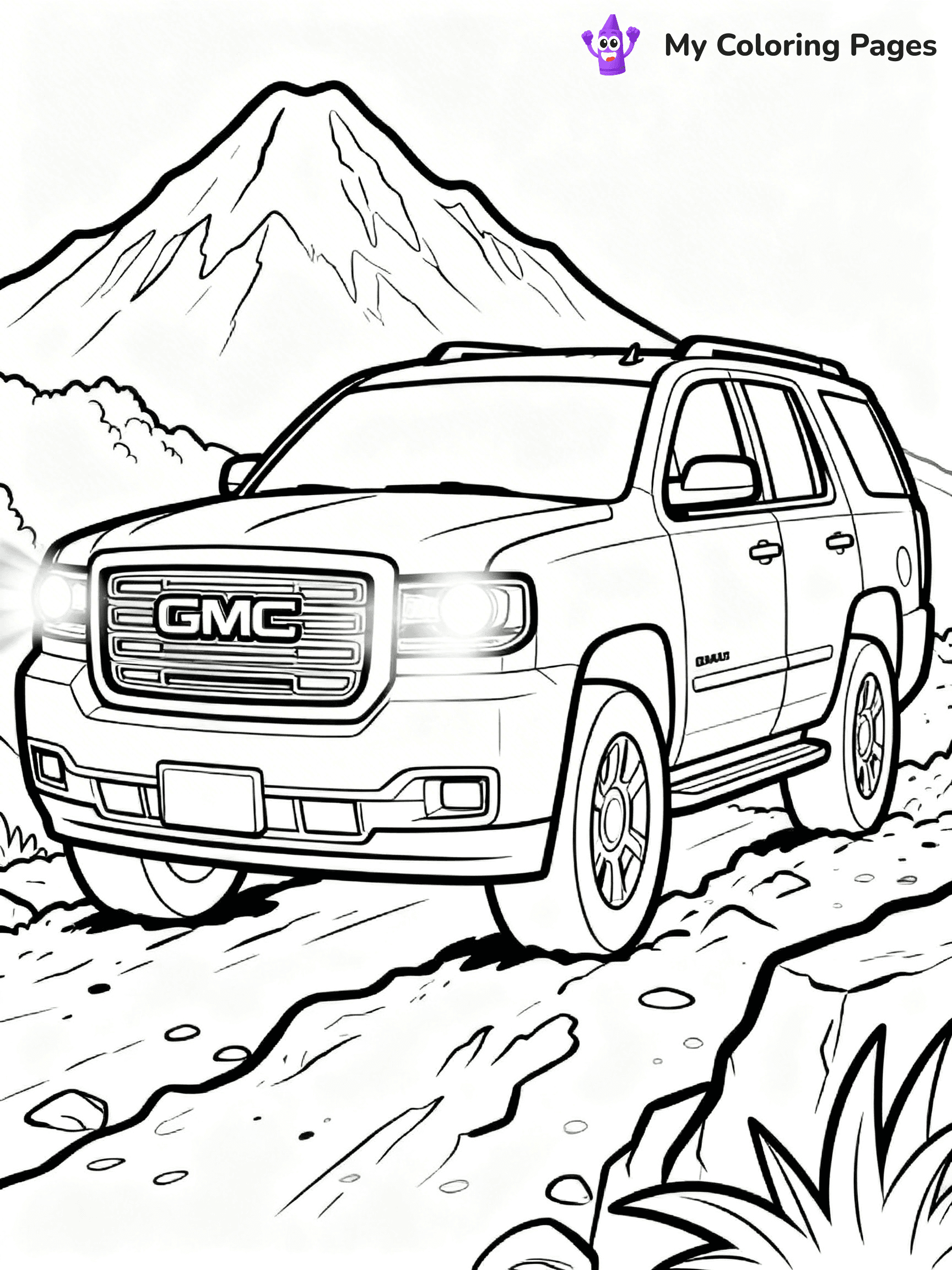 GMC Coloring Pages - 8