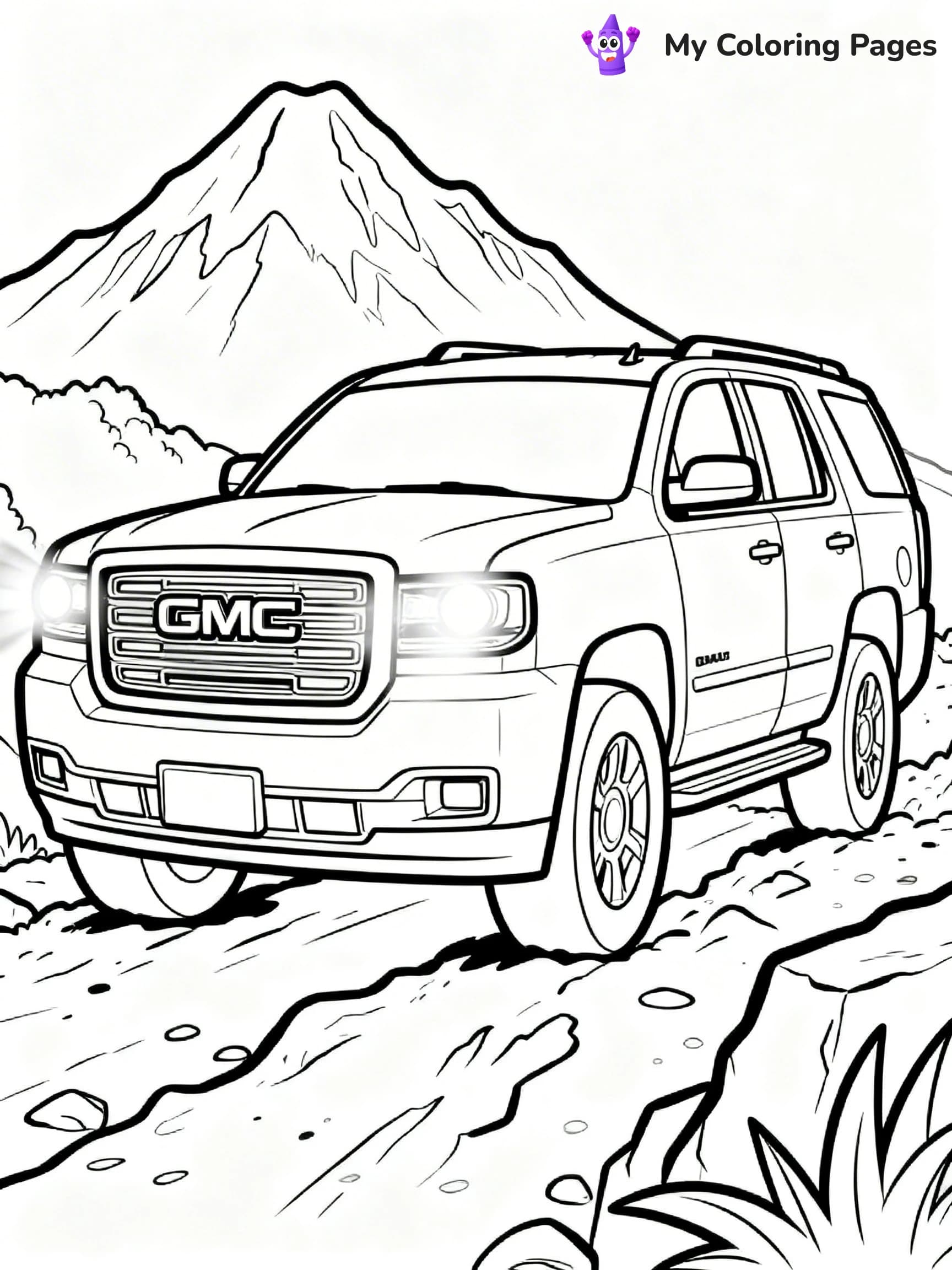 GMC Coloring Pages - 8