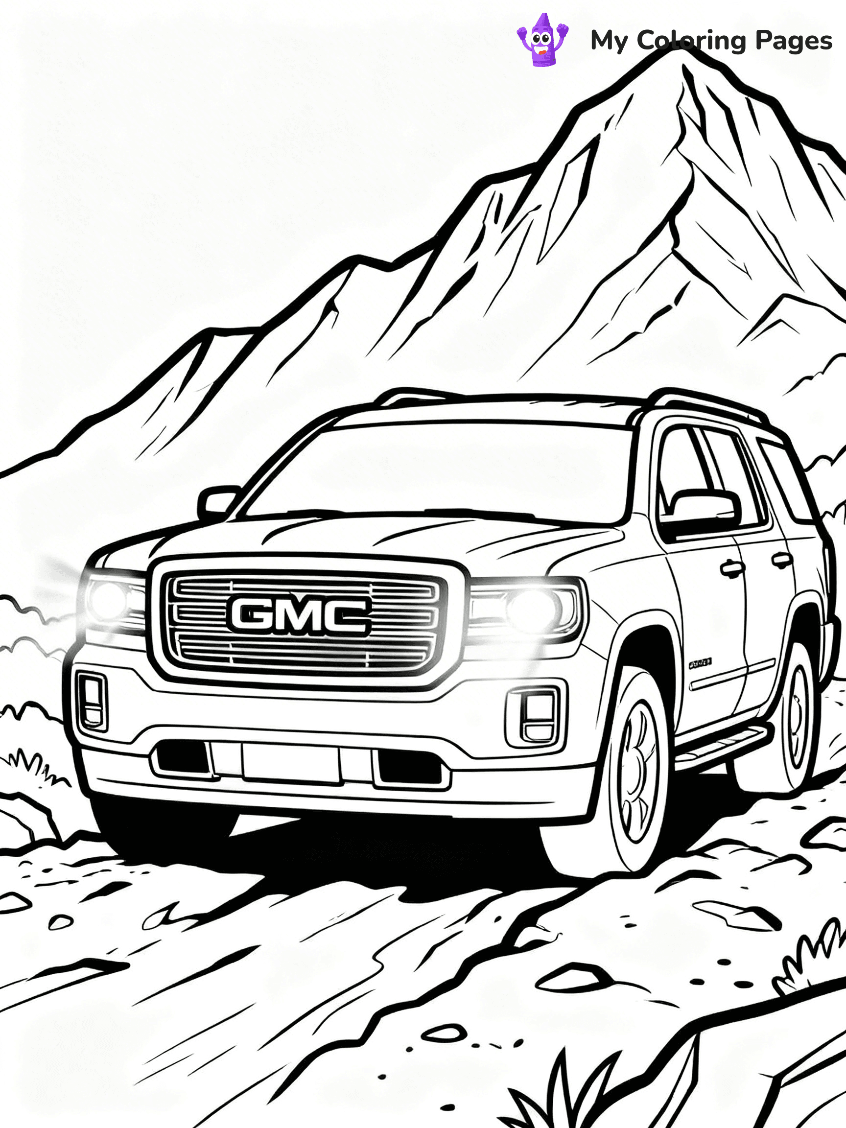 GMC Coloring Pages - 7