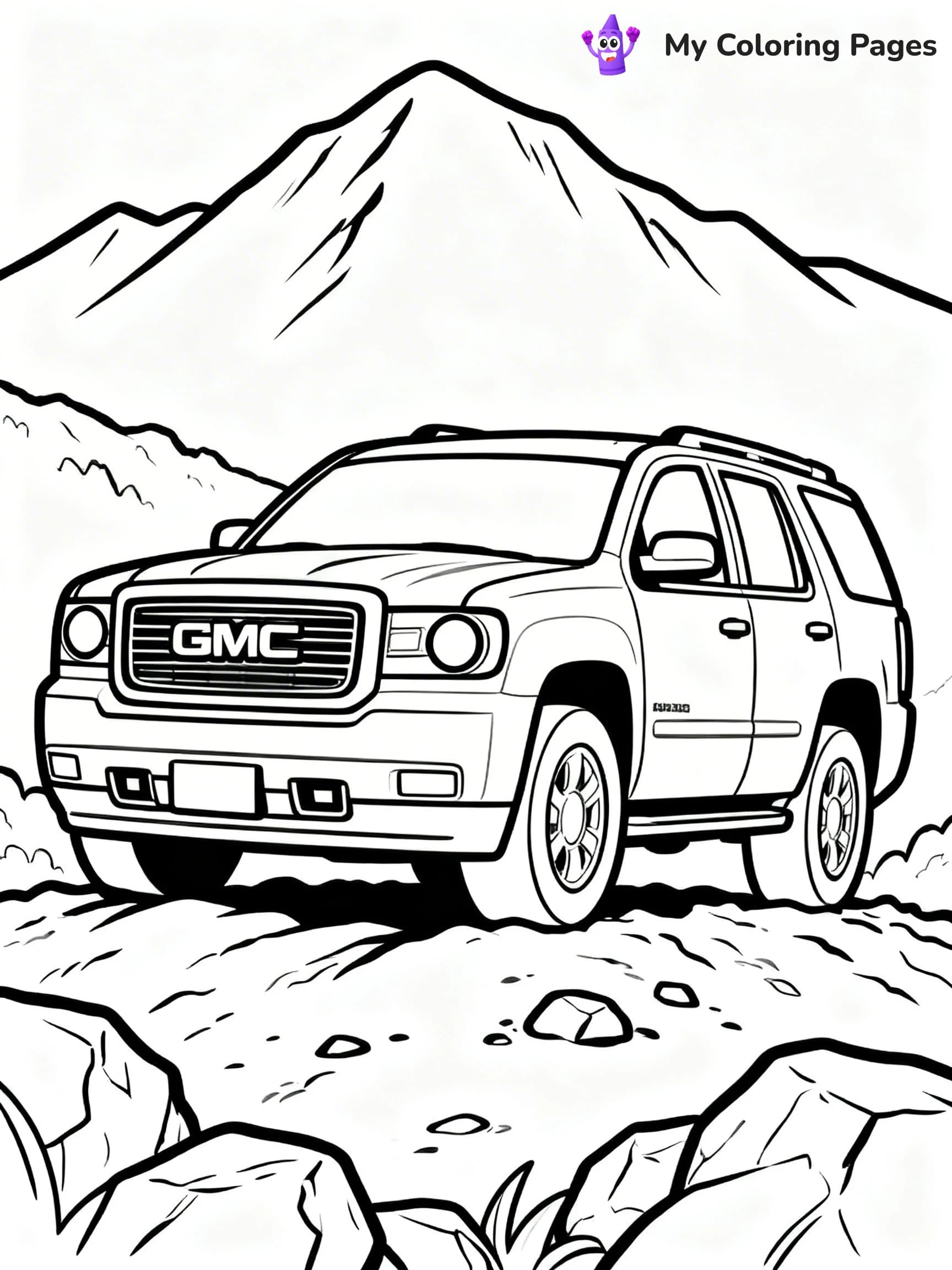 GMC Coloring Pages - 6