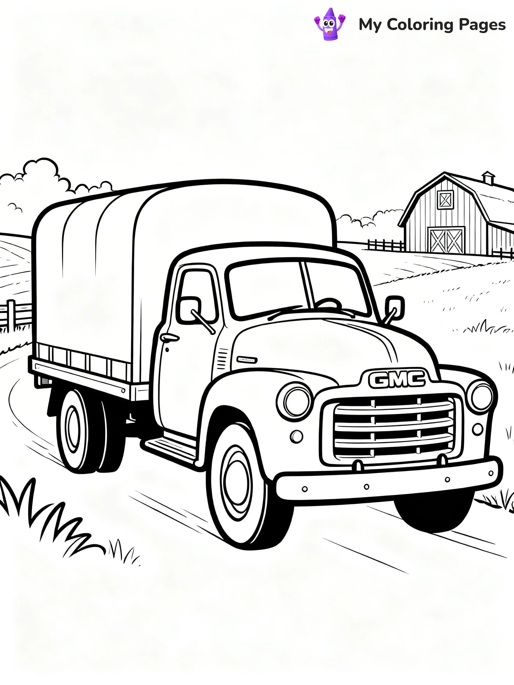 GMC Coloring Pages - 1