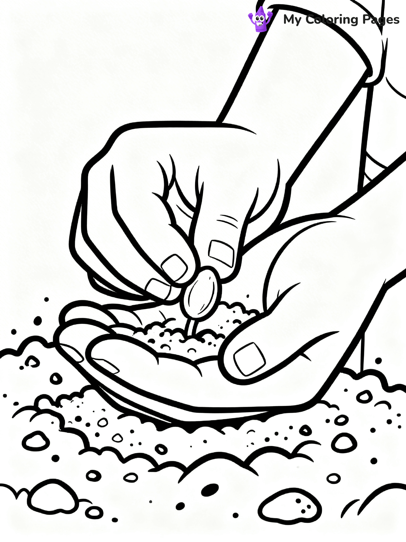 Hands Coloring Pages - 24