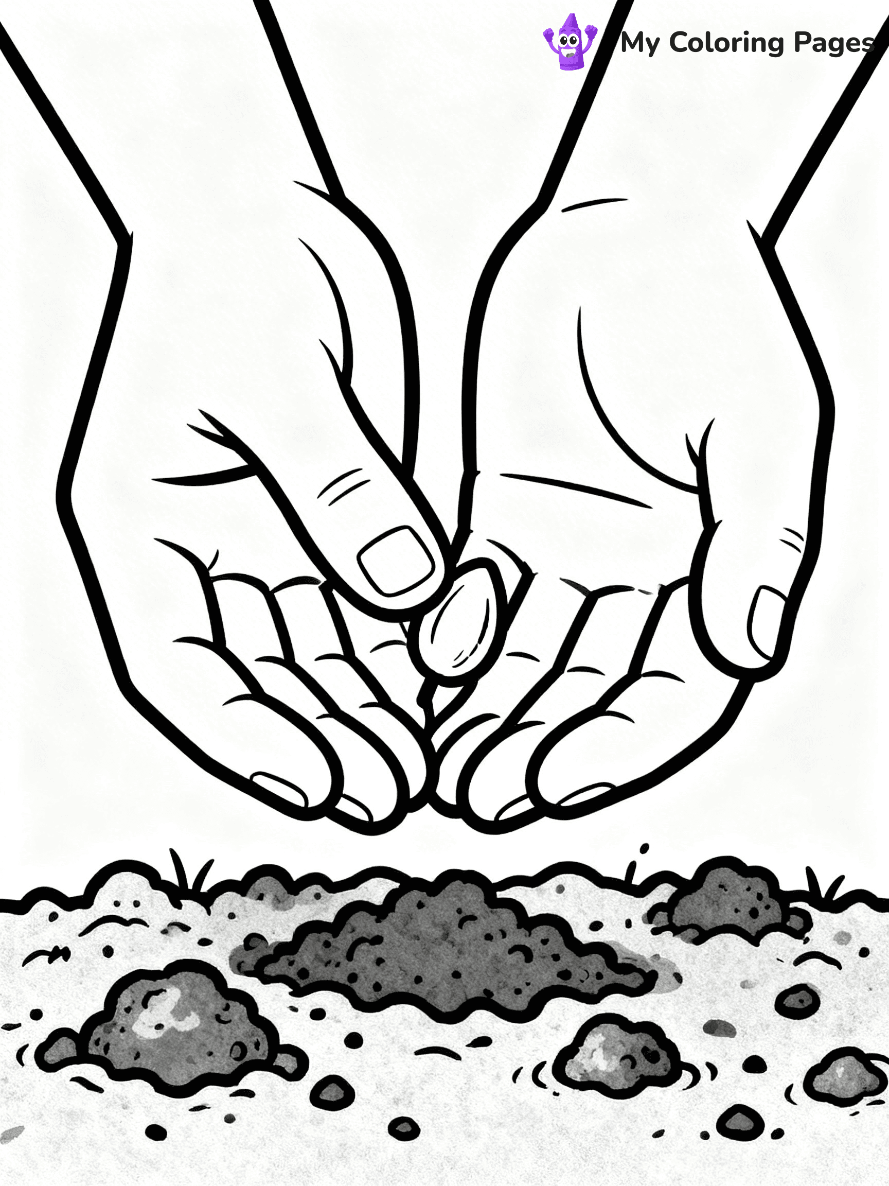 Hands Coloring Pages - 23