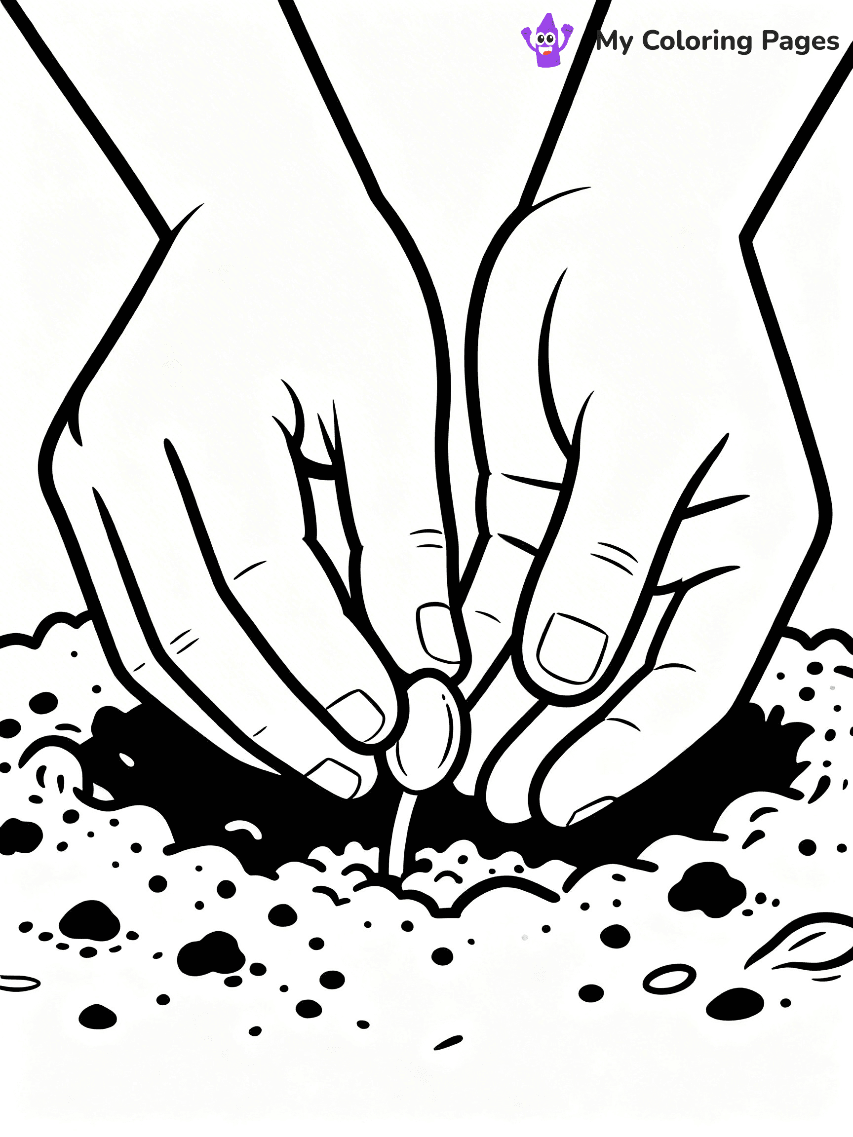 Hands Coloring Pages - 22