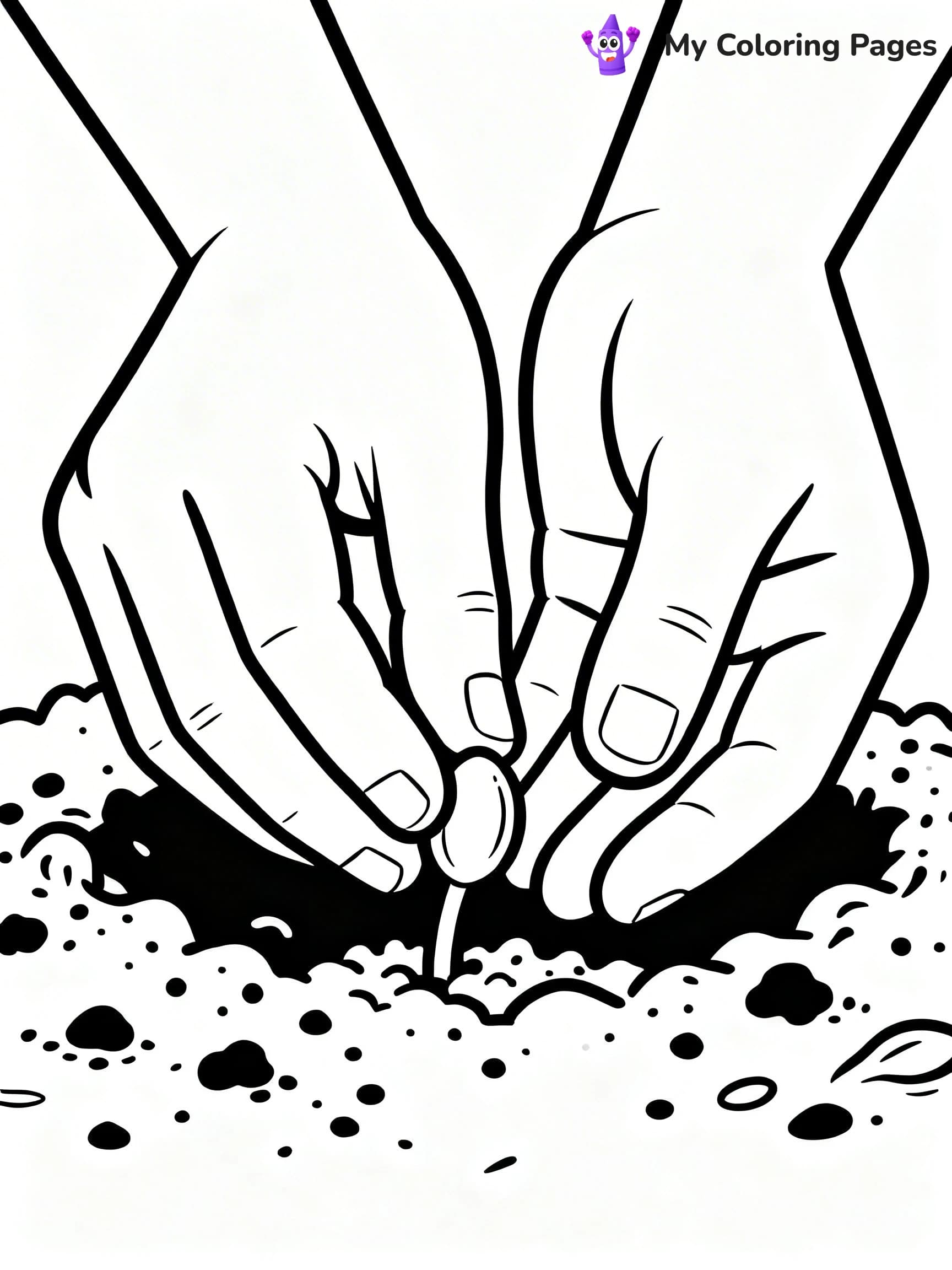 Hands Coloring Pages - 22