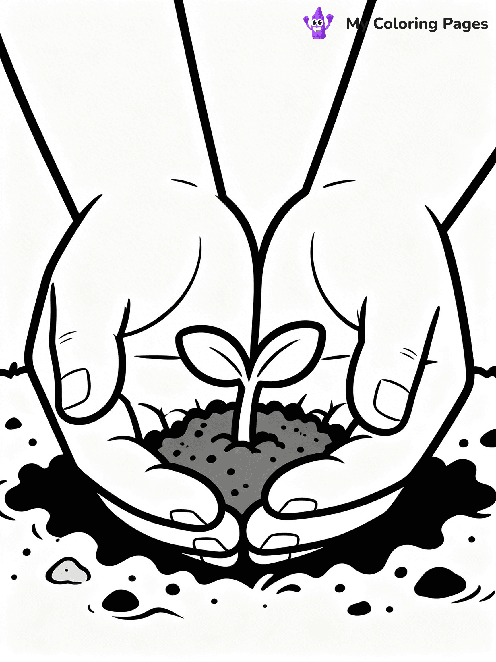 Hands Coloring Pages - 20