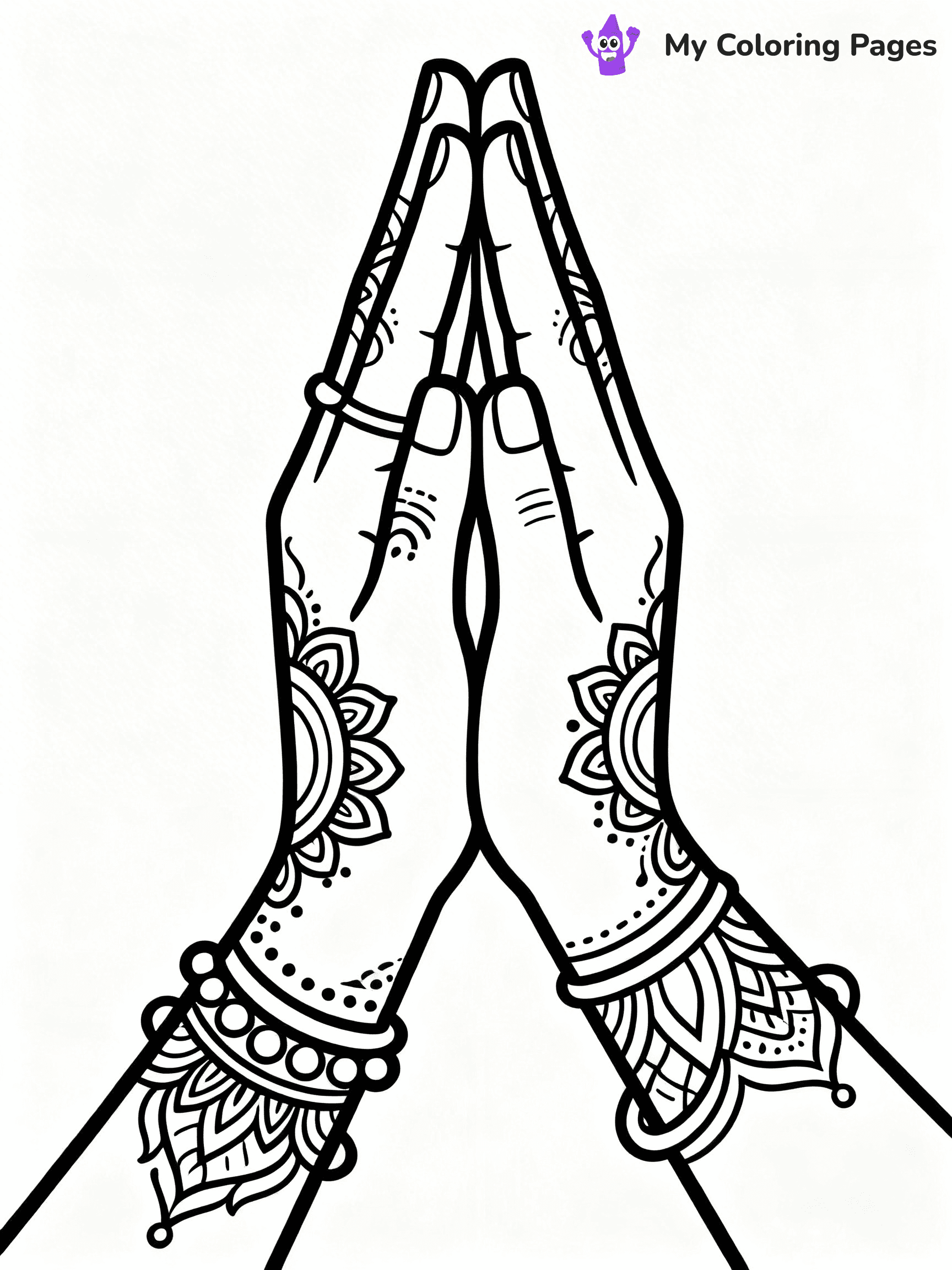 Hands Coloring Pages - 16