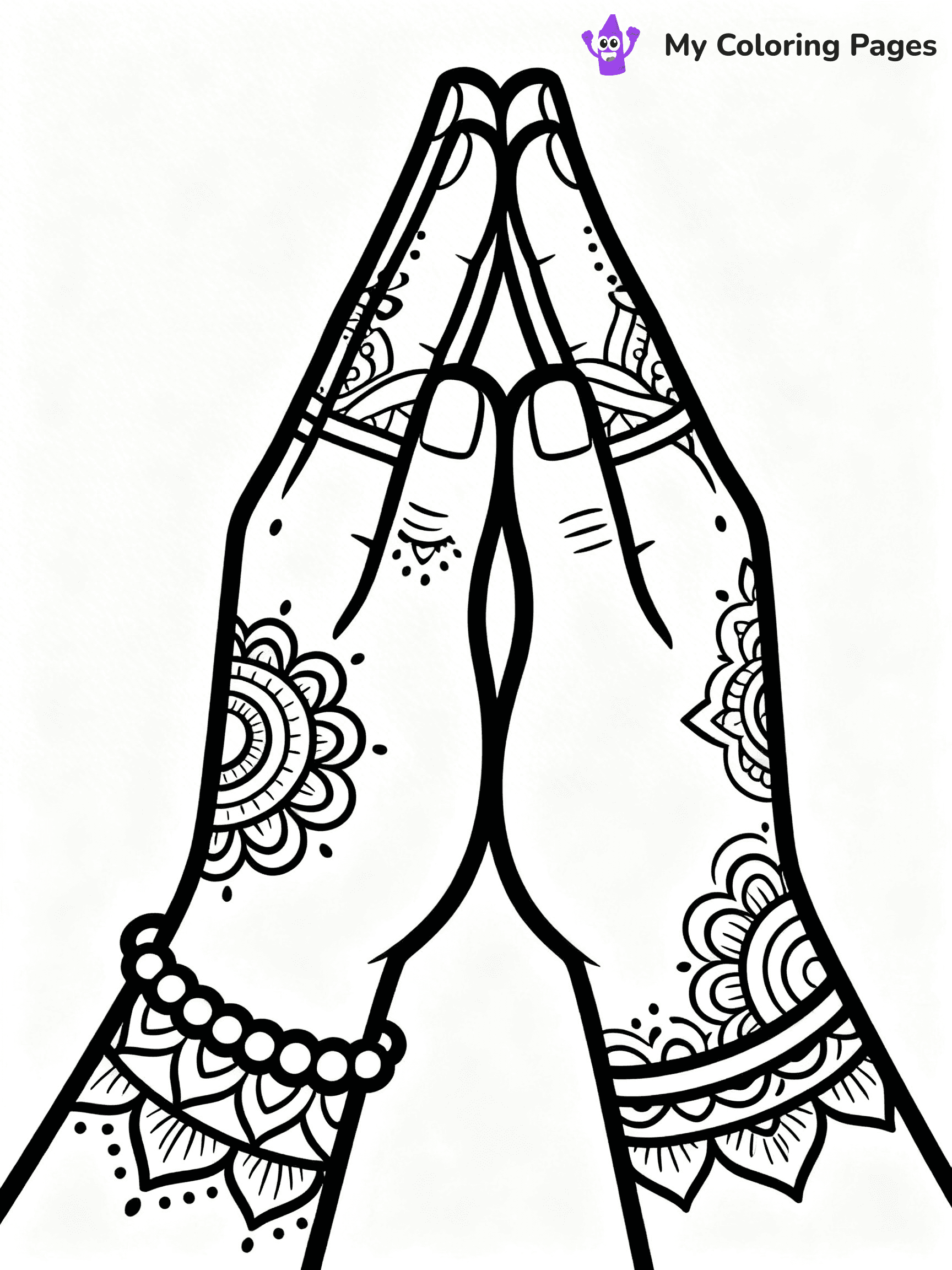Hands Coloring Pages - 15