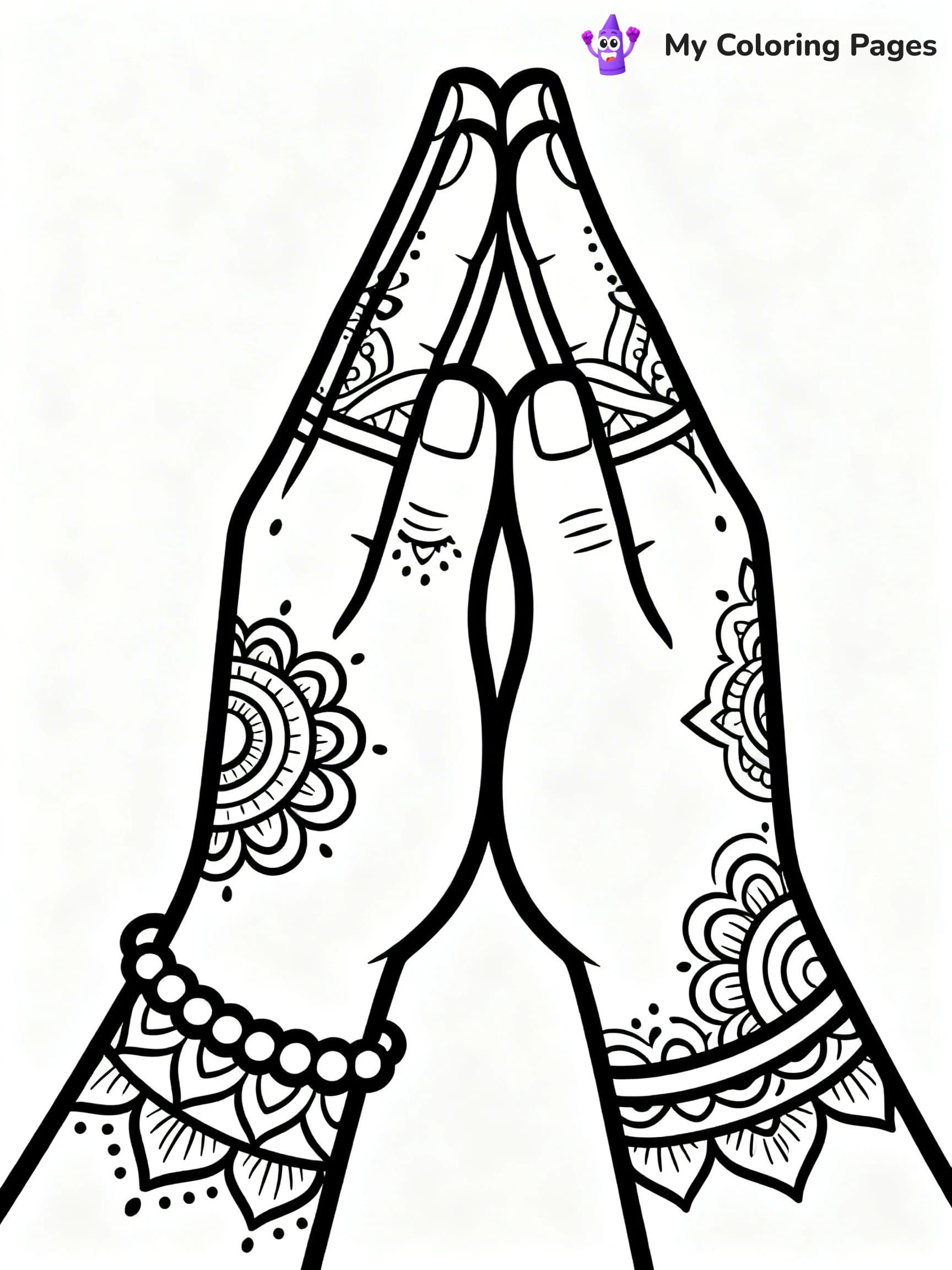Hands Coloring Pages - 15