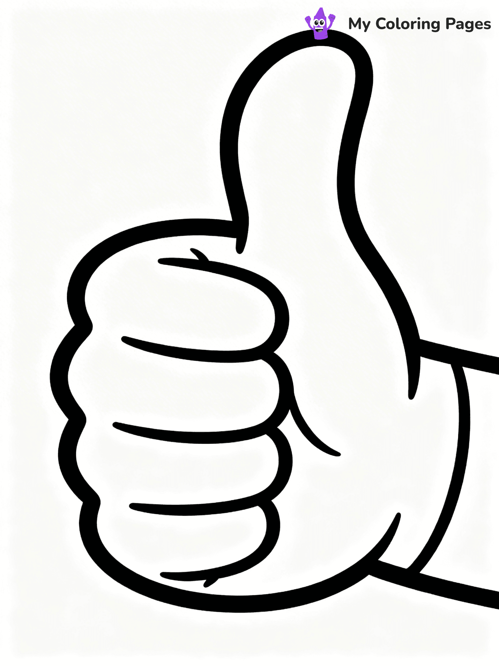 Hands Coloring Pages - 4