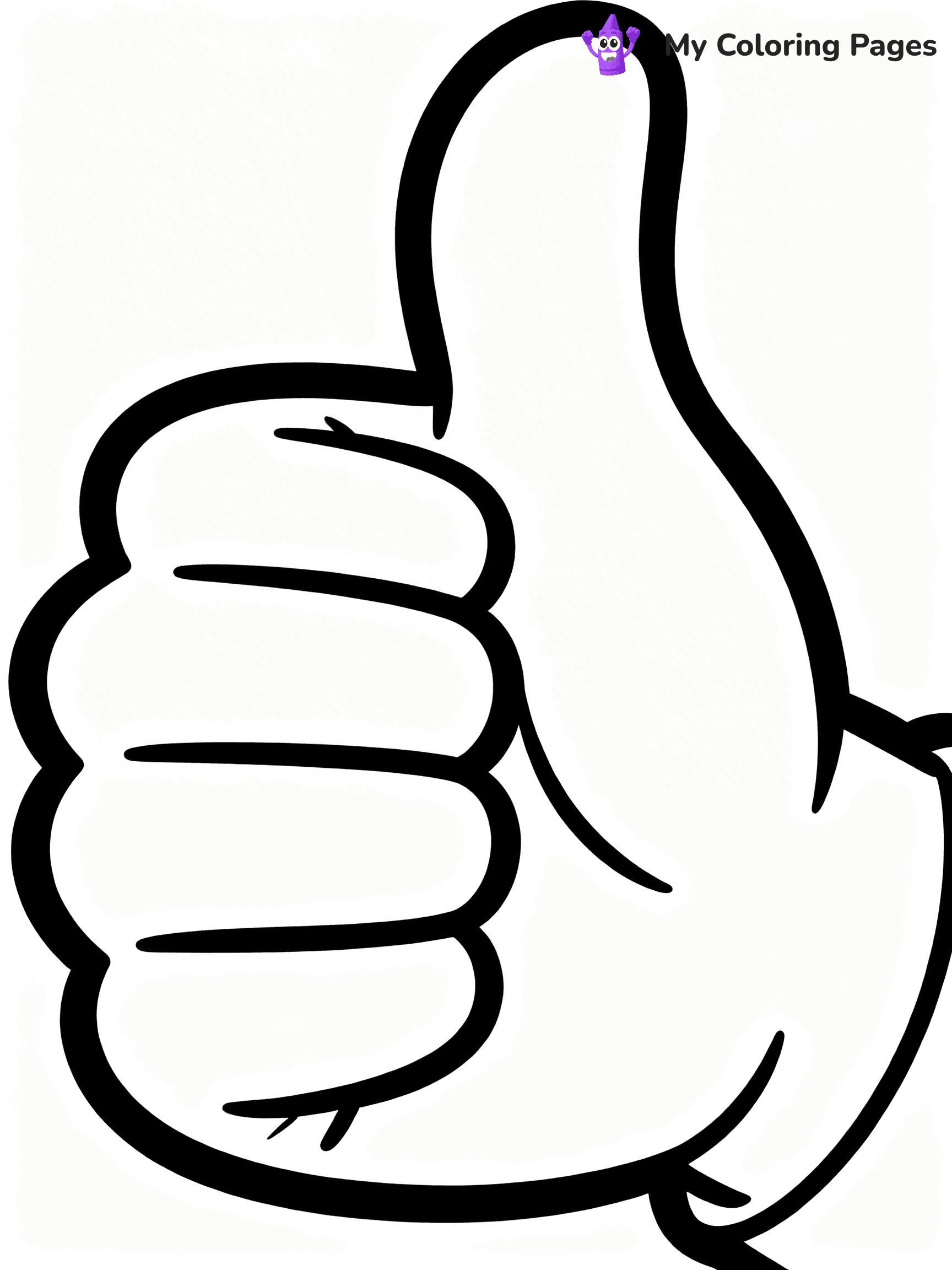 Hands Coloring Pages - 3