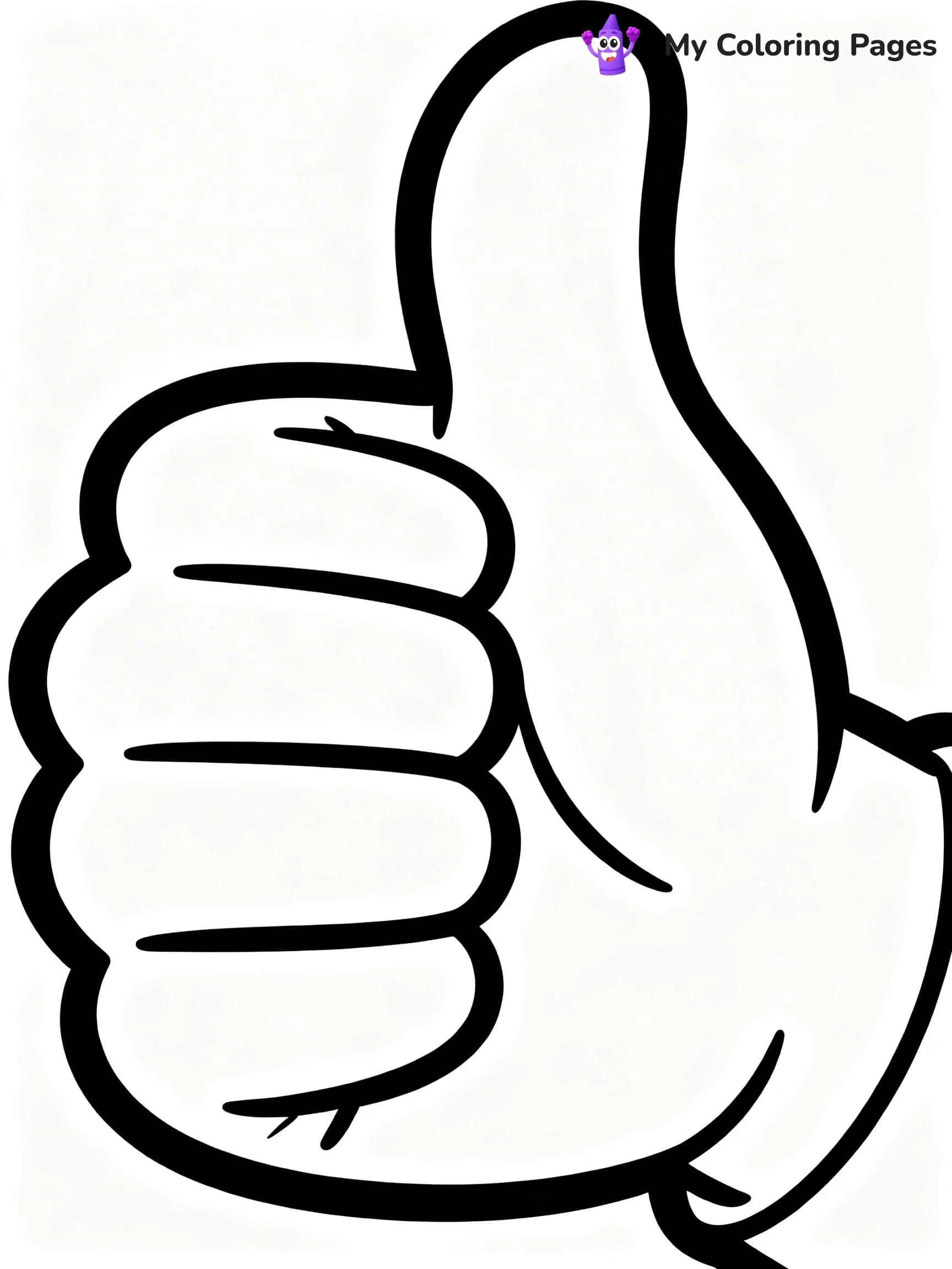 Hands Coloring Pages - 3
