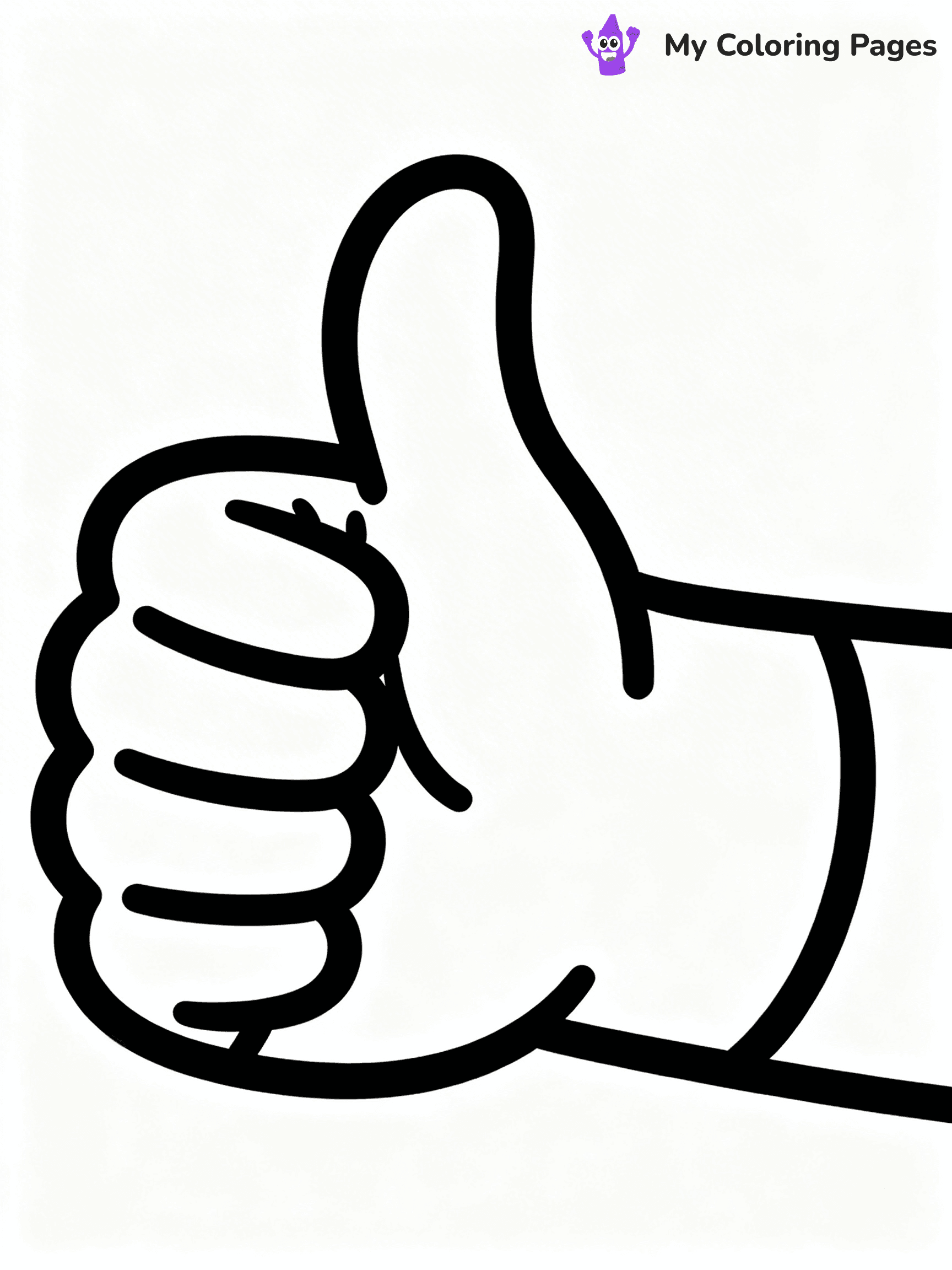 Hands Coloring Pages - 2