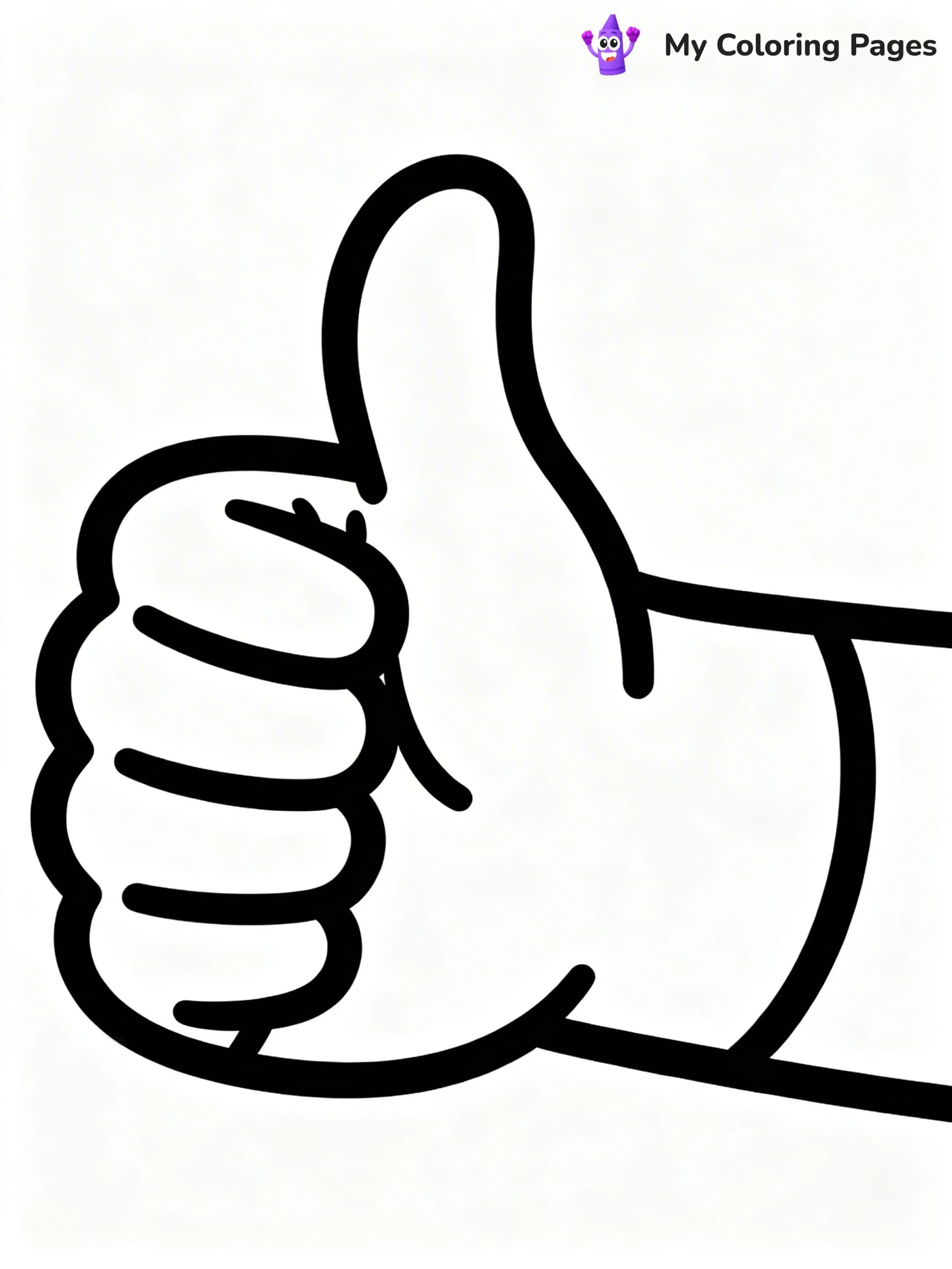 Hands Coloring Pages - 2