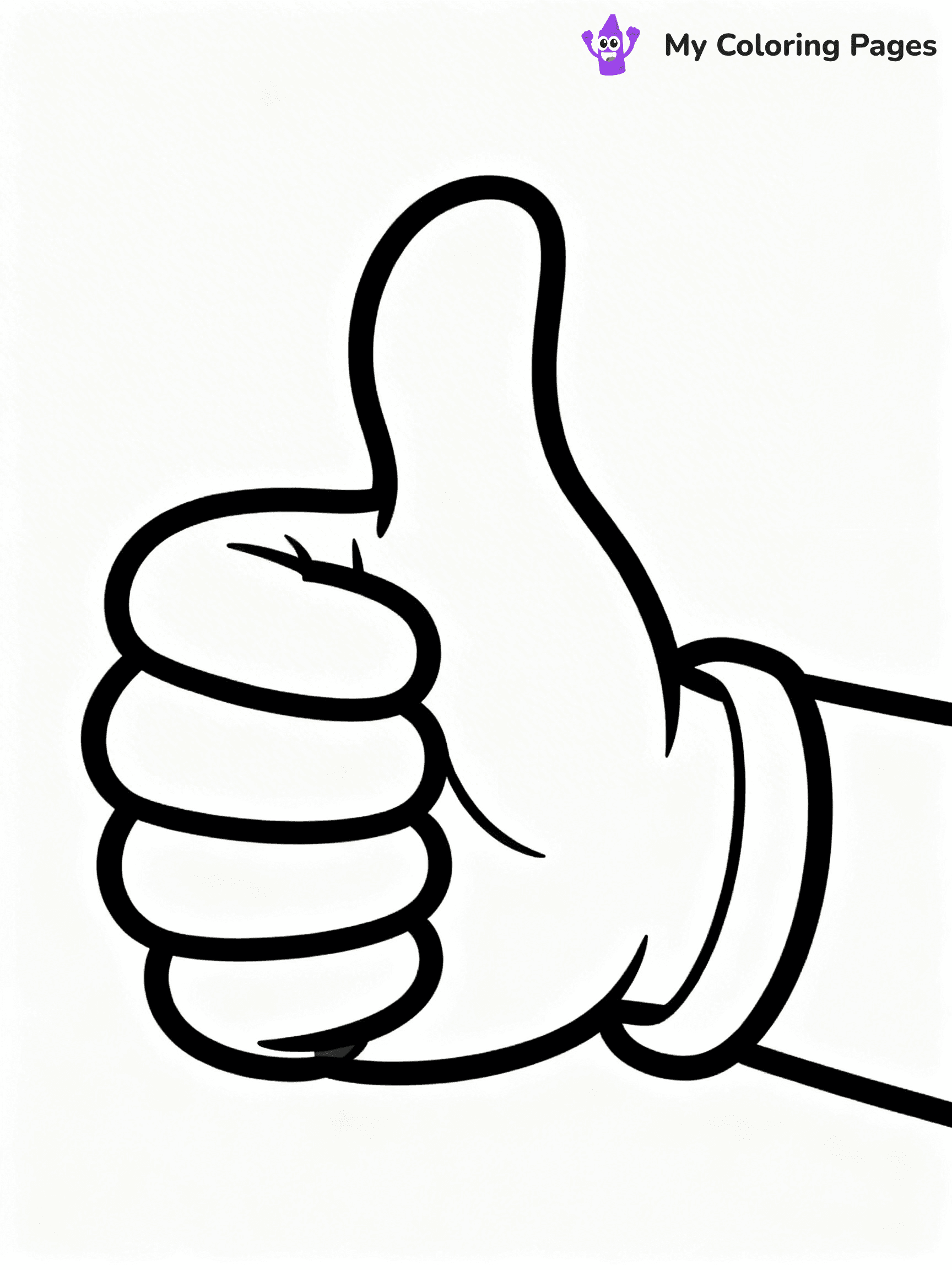 Hands Coloring Pages - 1