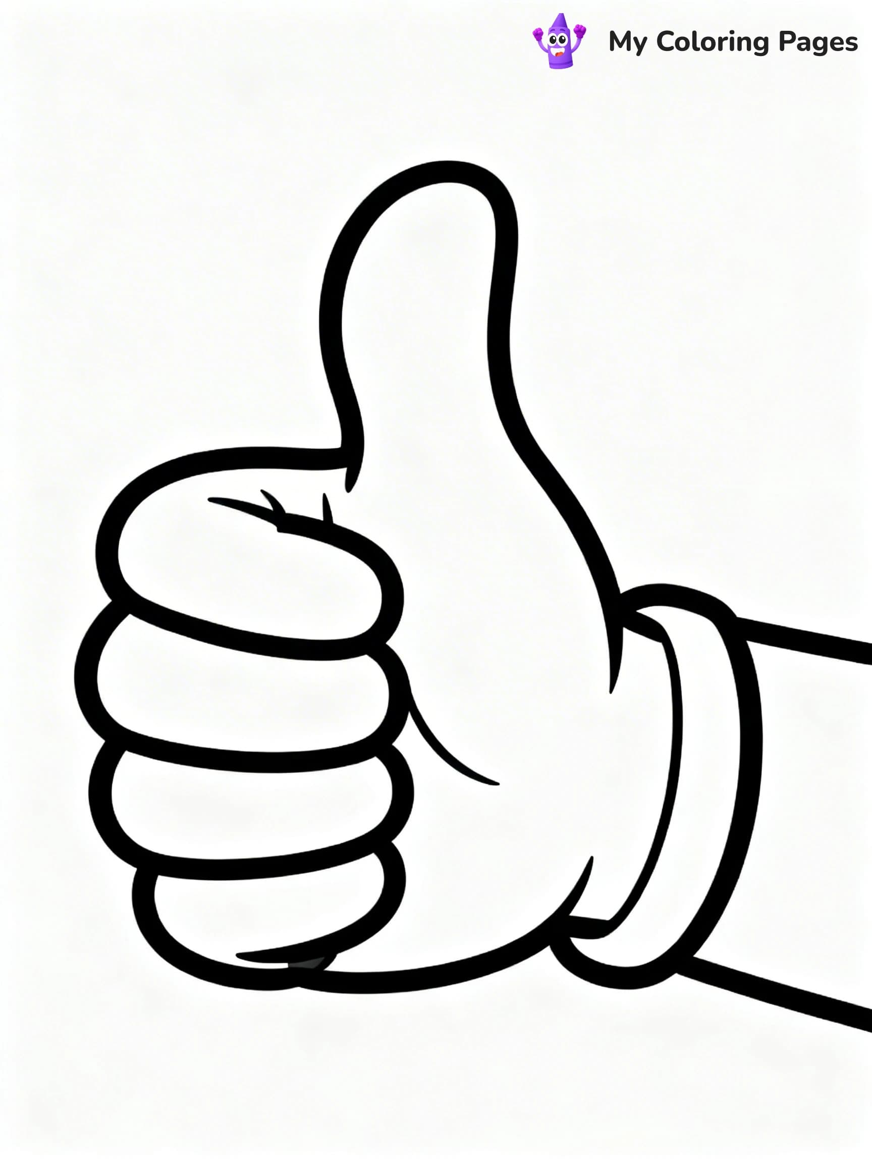 Hands Coloring Pages - 1