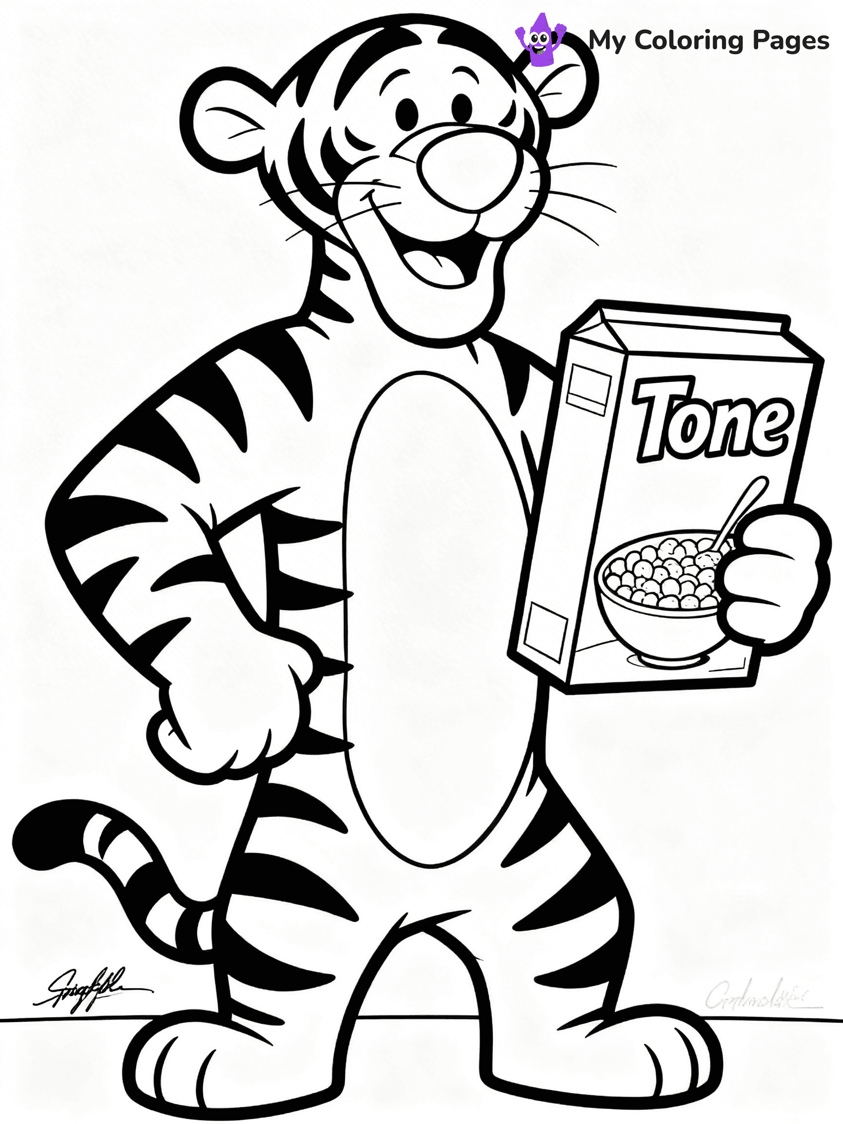 Cereal Coloring Pages - 76