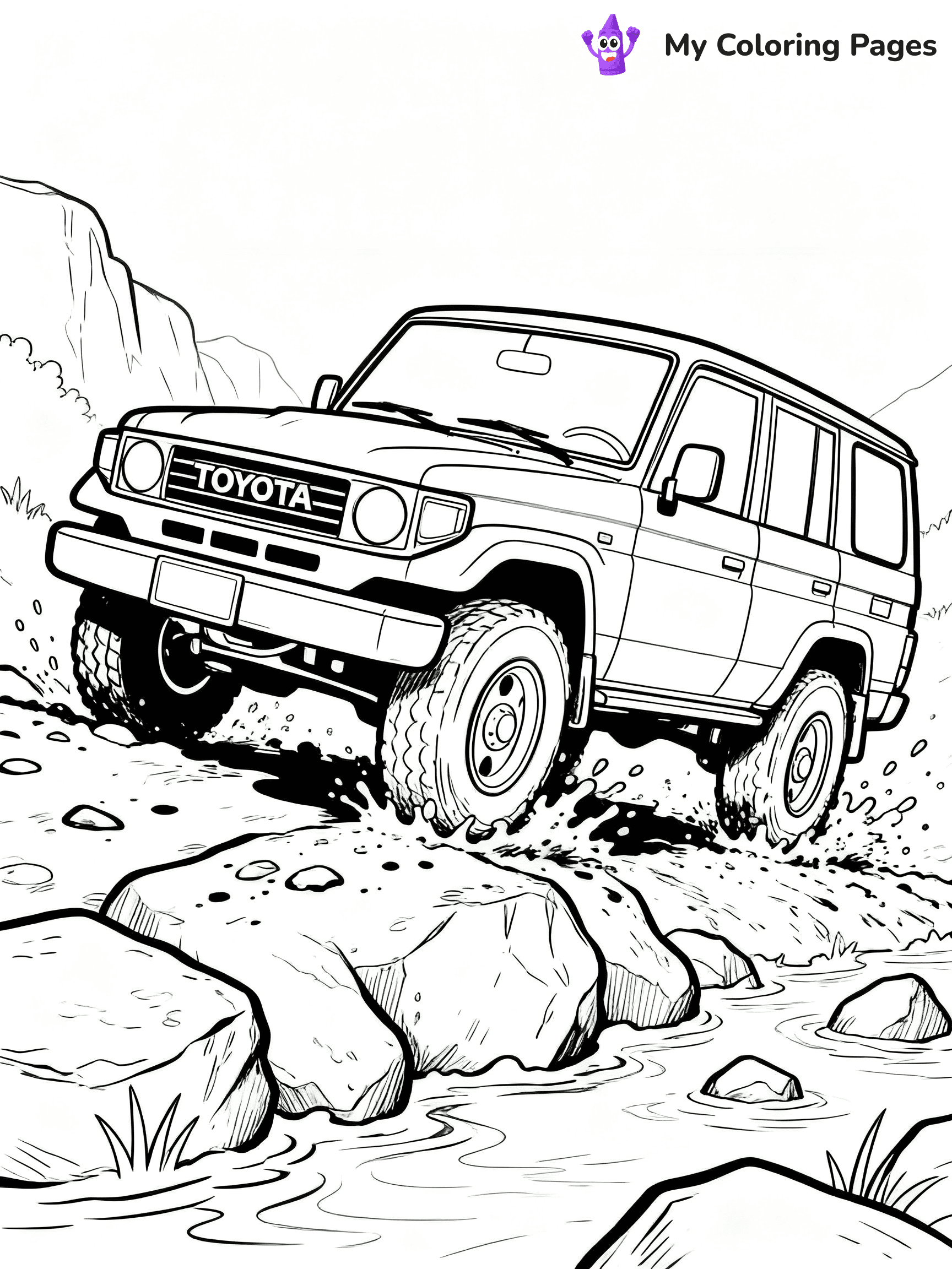Toyota Coloring Pages - 19