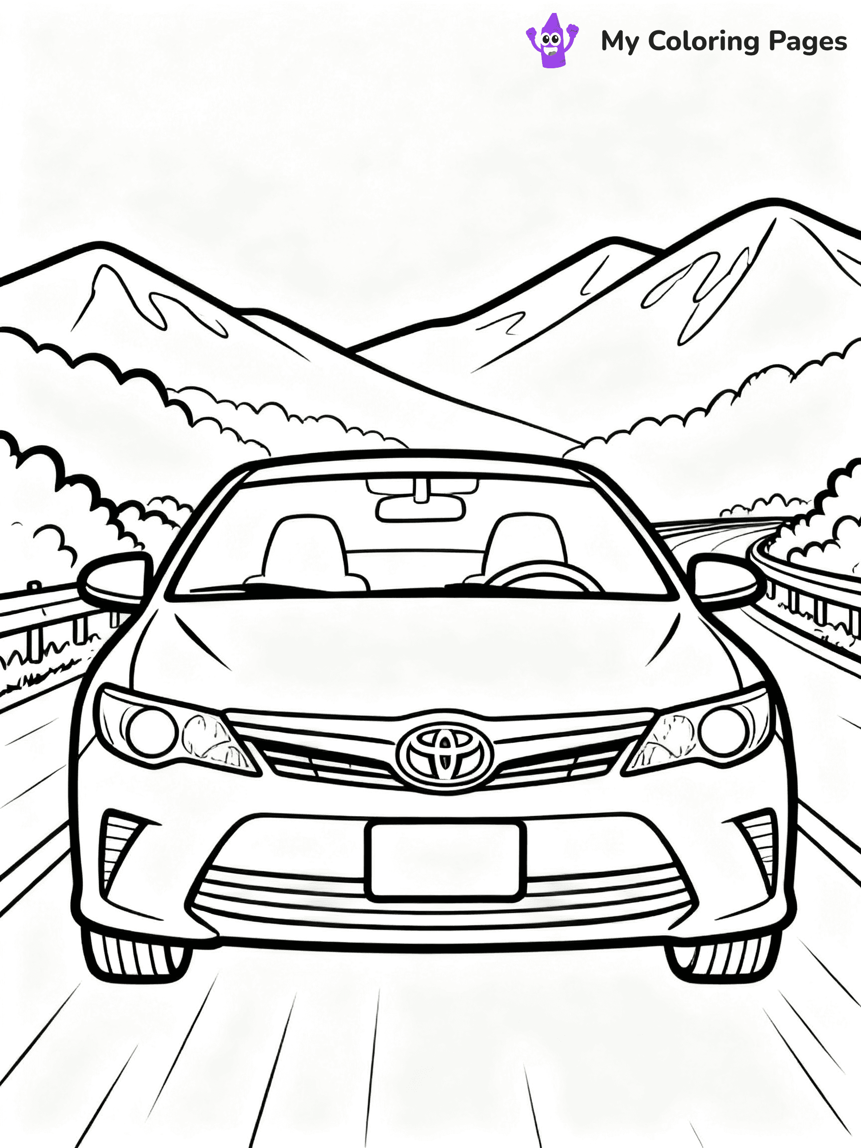 Toyota Coloring Pages - 12