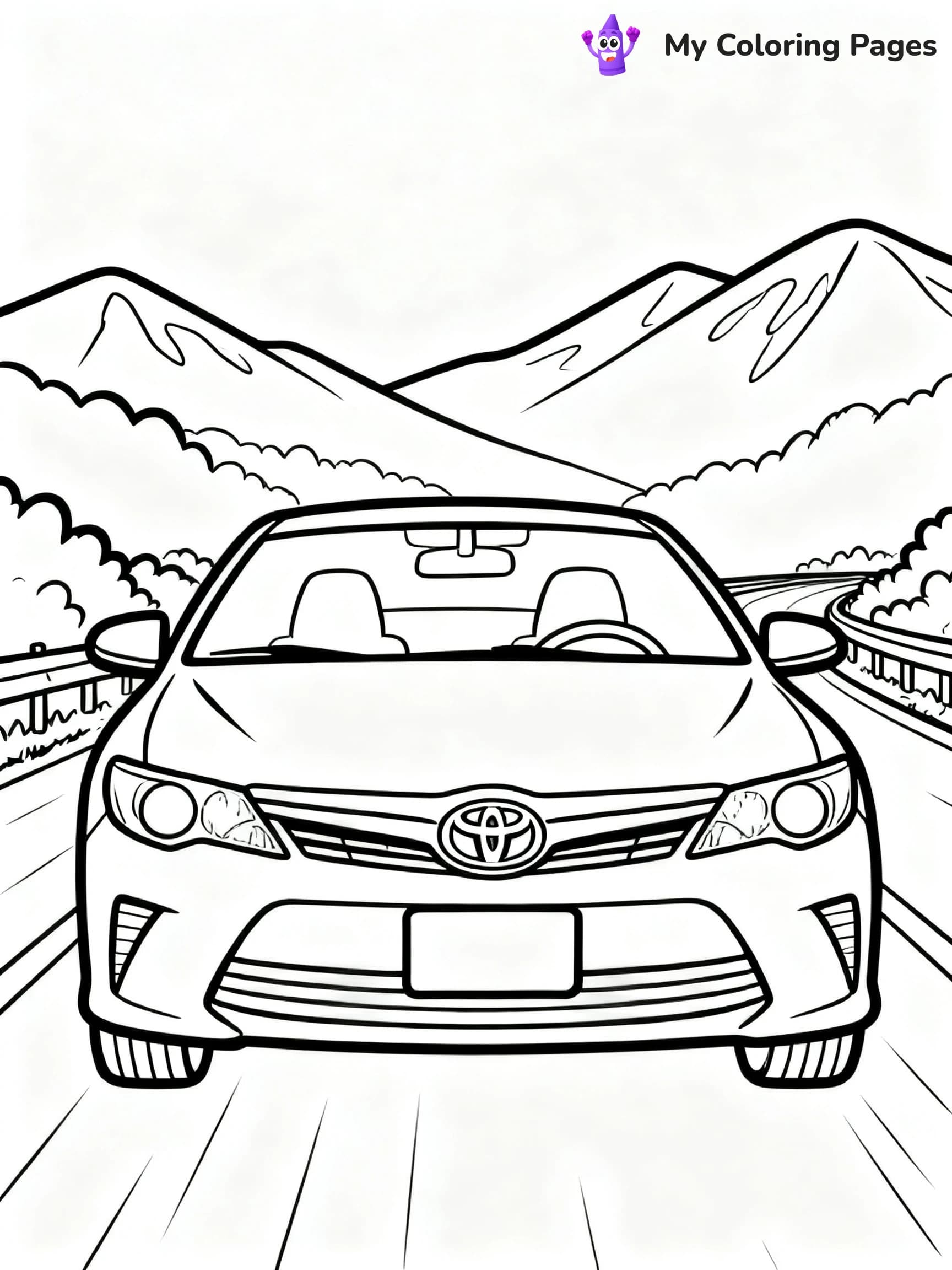 Toyota Coloring Pages - 12