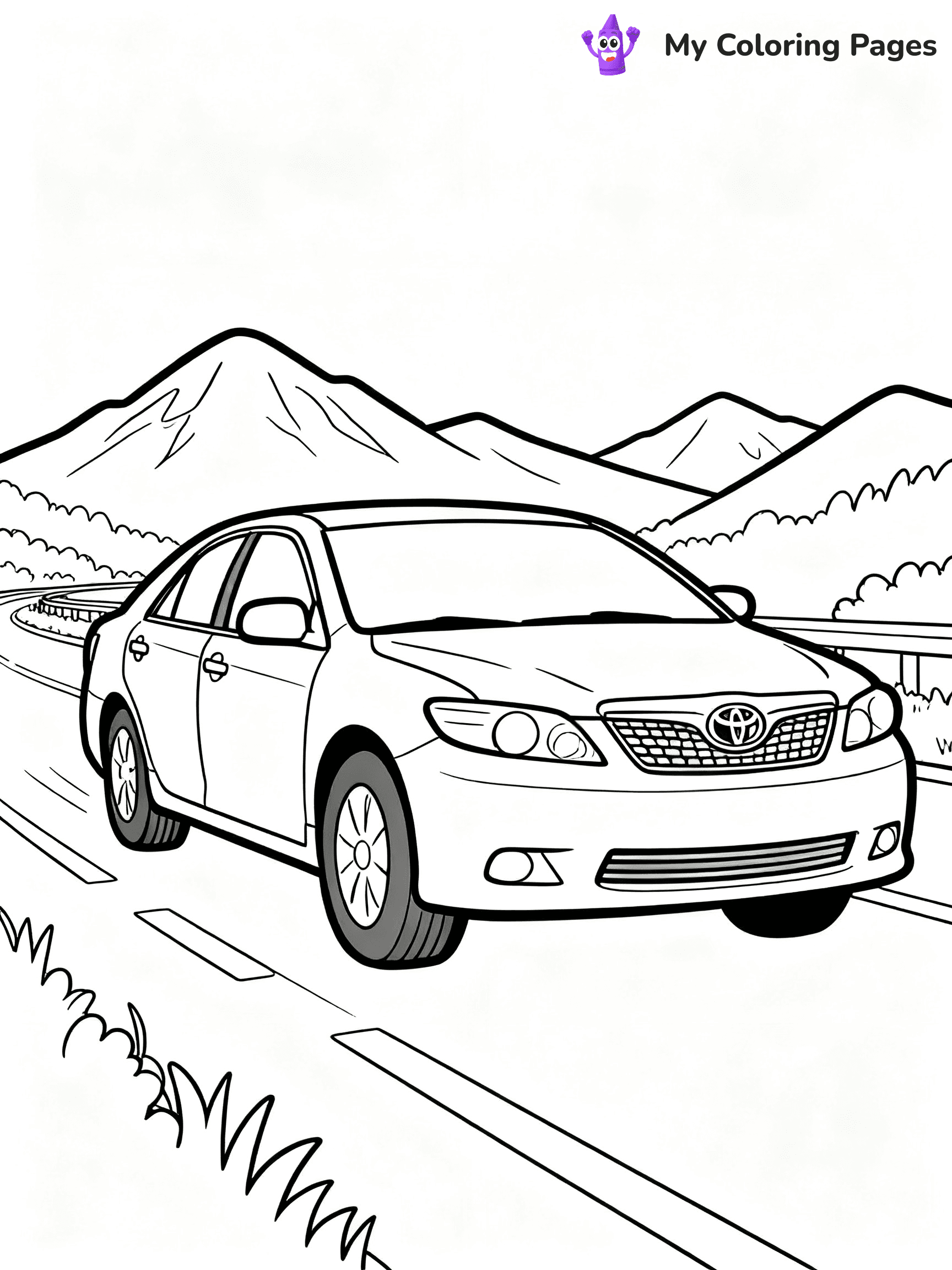 Toyota Coloring Pages - 10