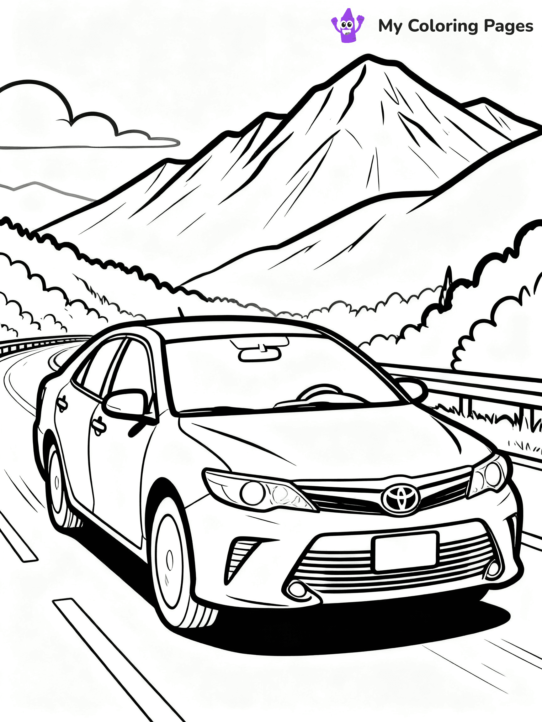 Toyota Coloring Pages - 9