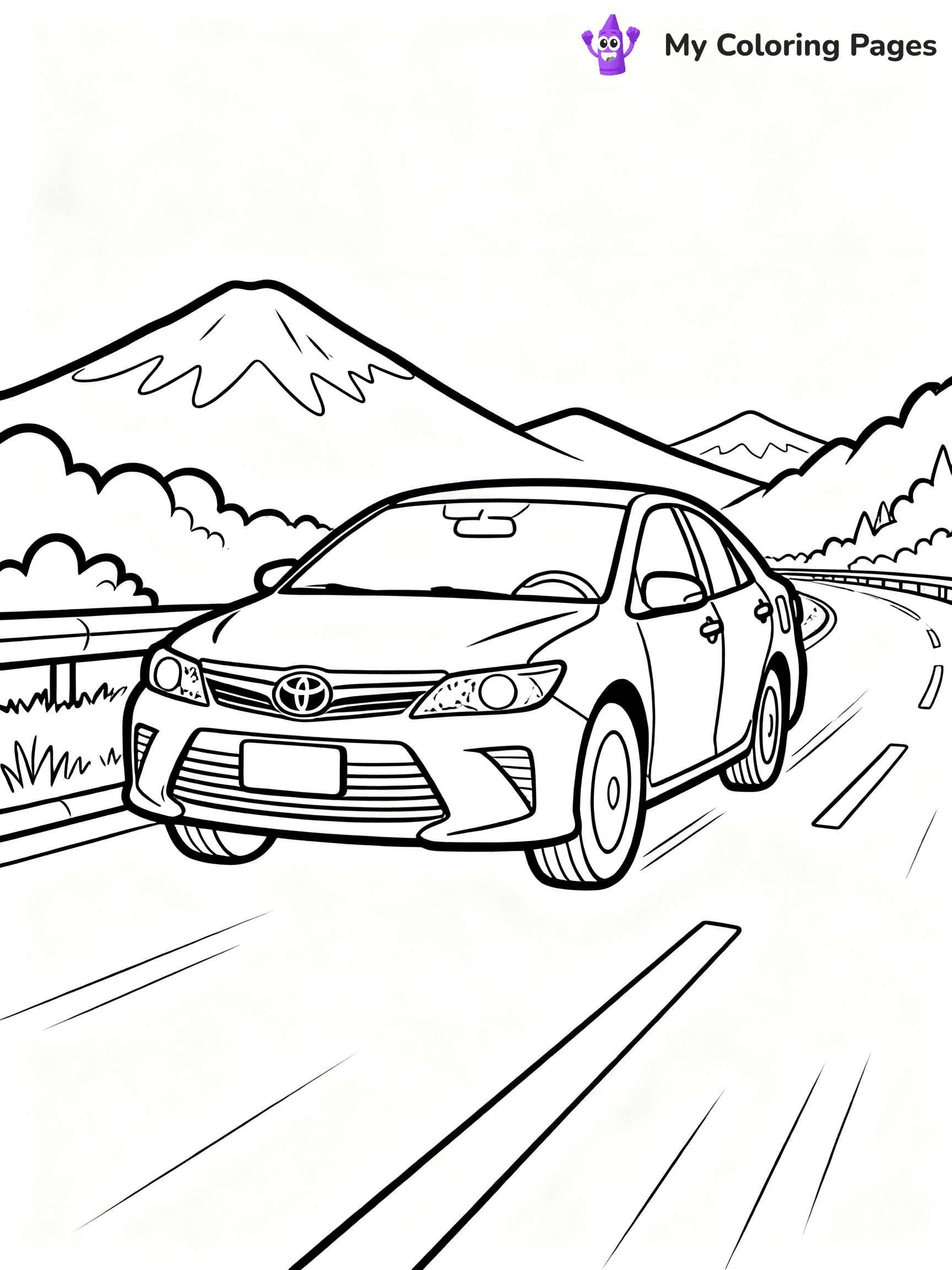 Toyota Coloring Pages - 8