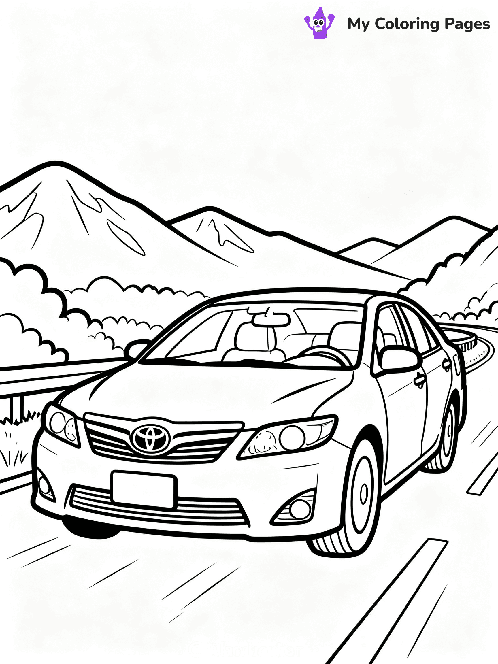 Toyota Coloring Pages - 7