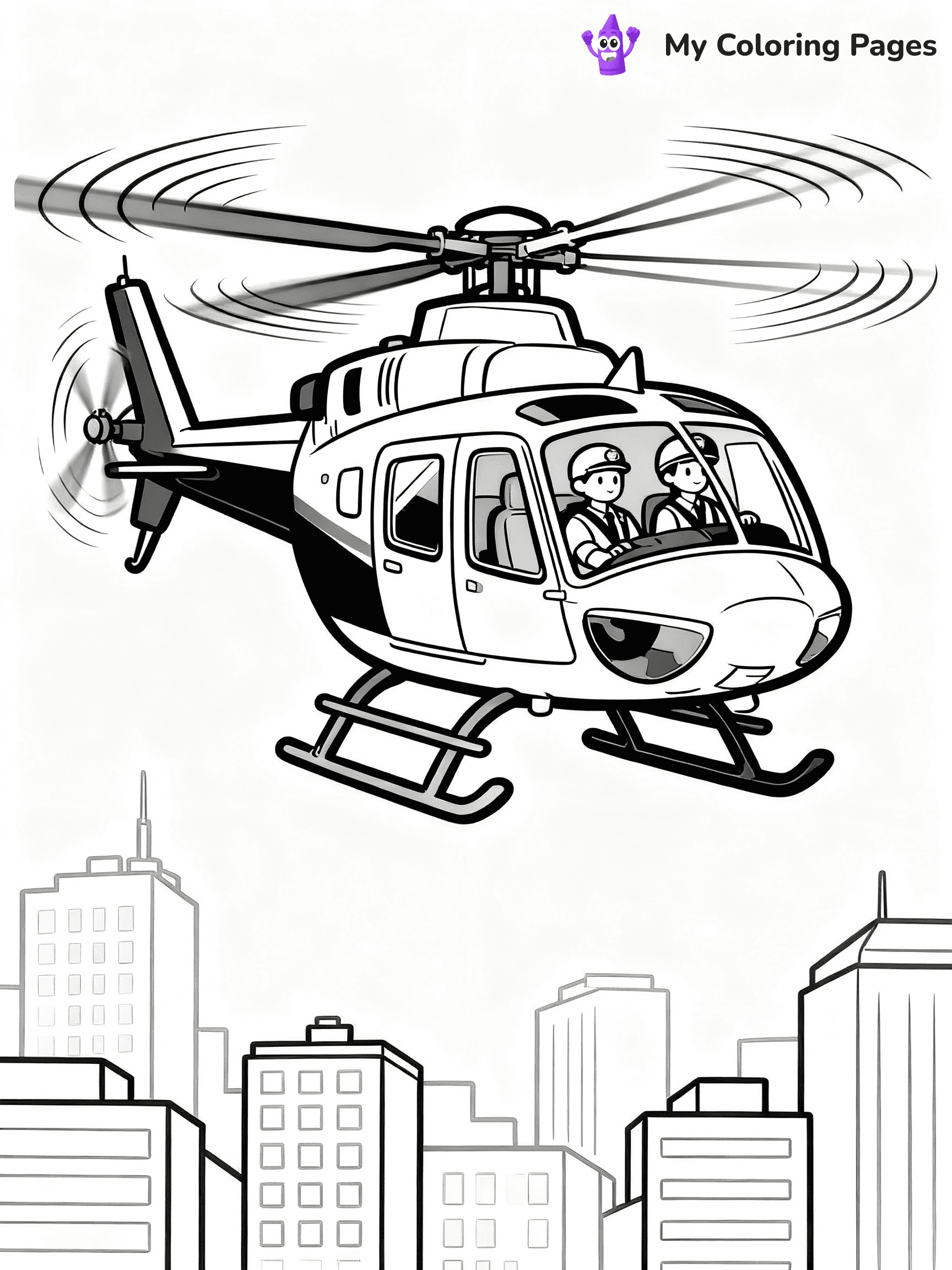 Police Coloring Pages - 53