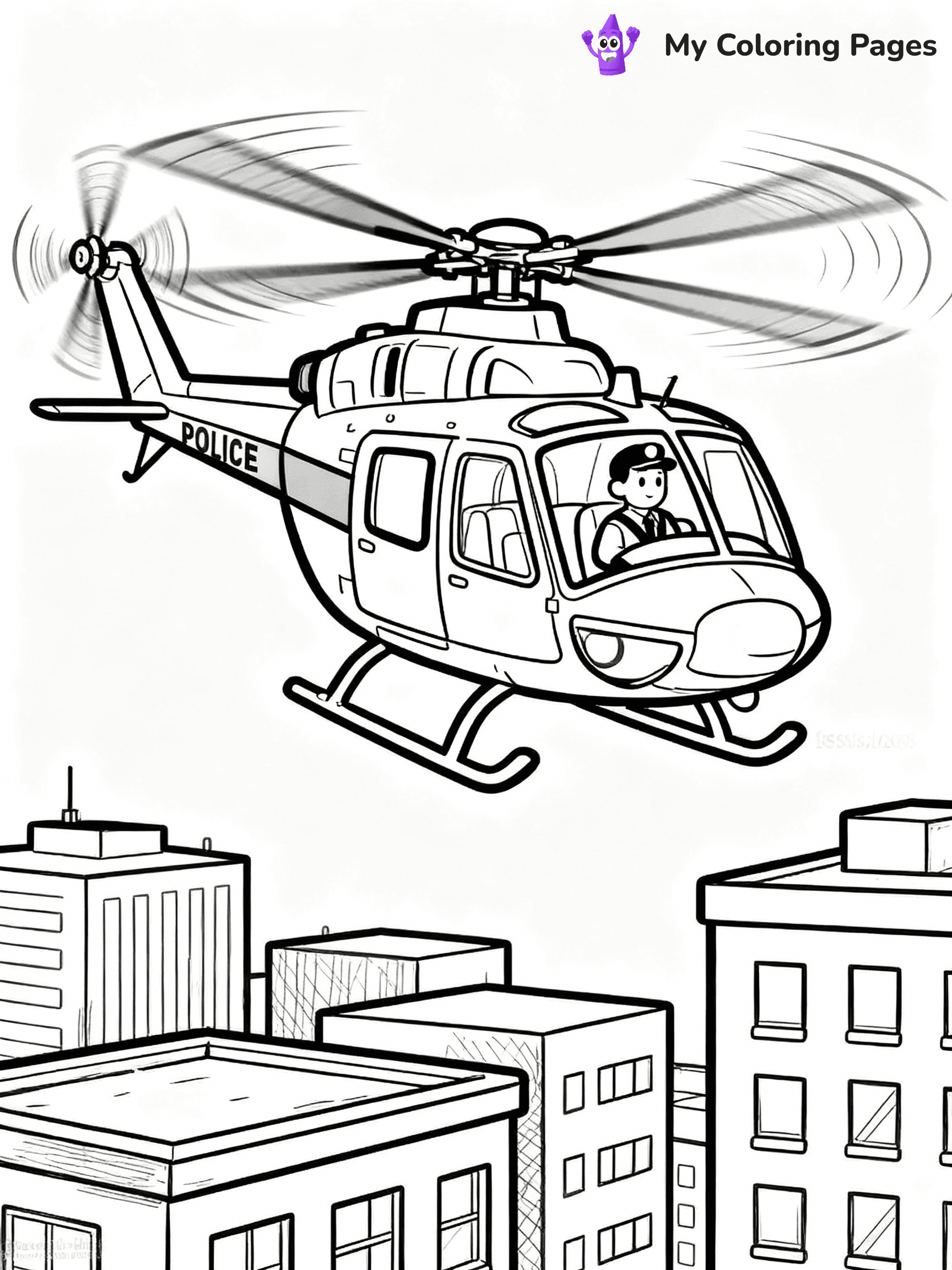 Police Coloring Pages - 51