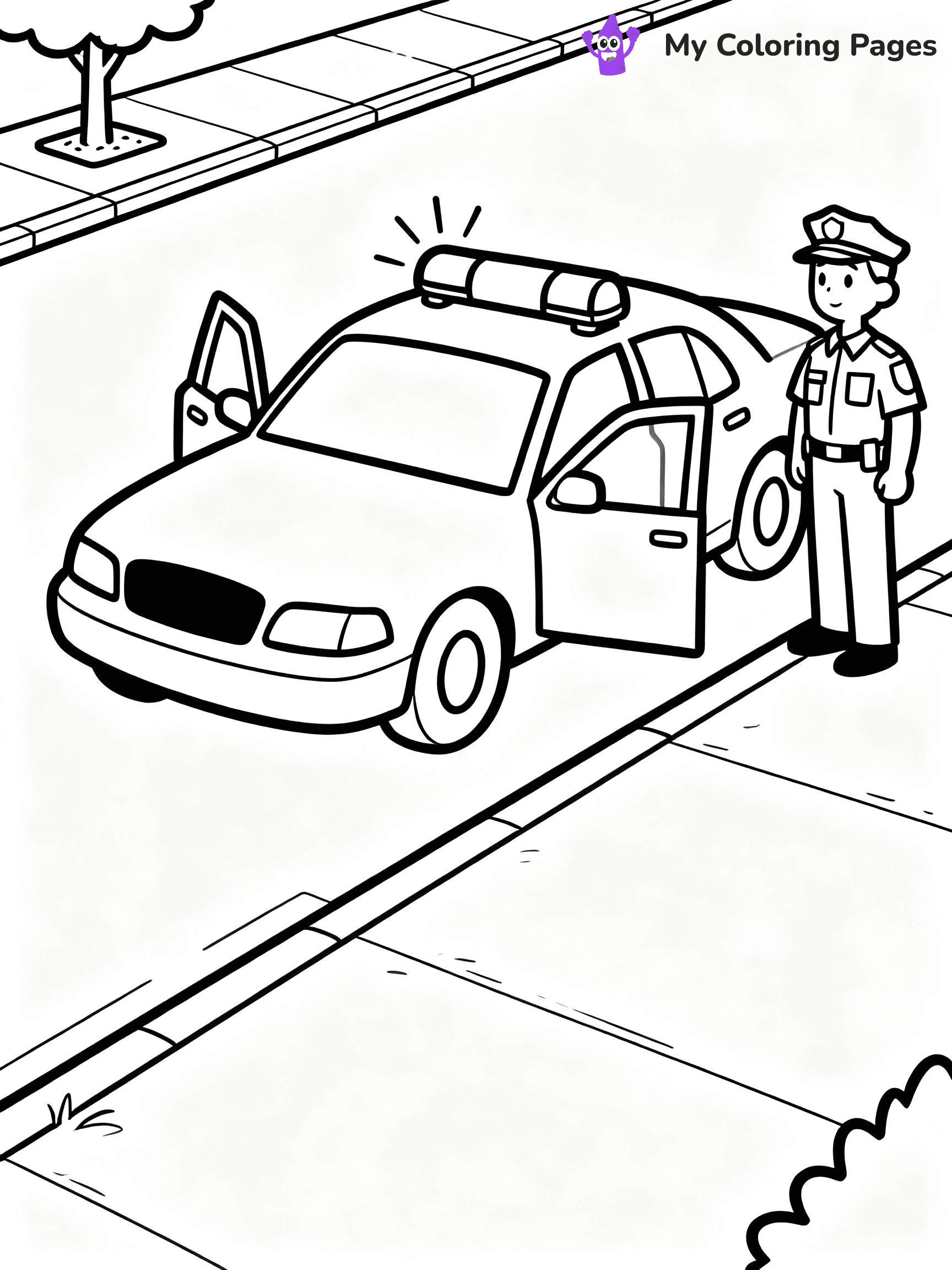 Police Coloring Pages - 43