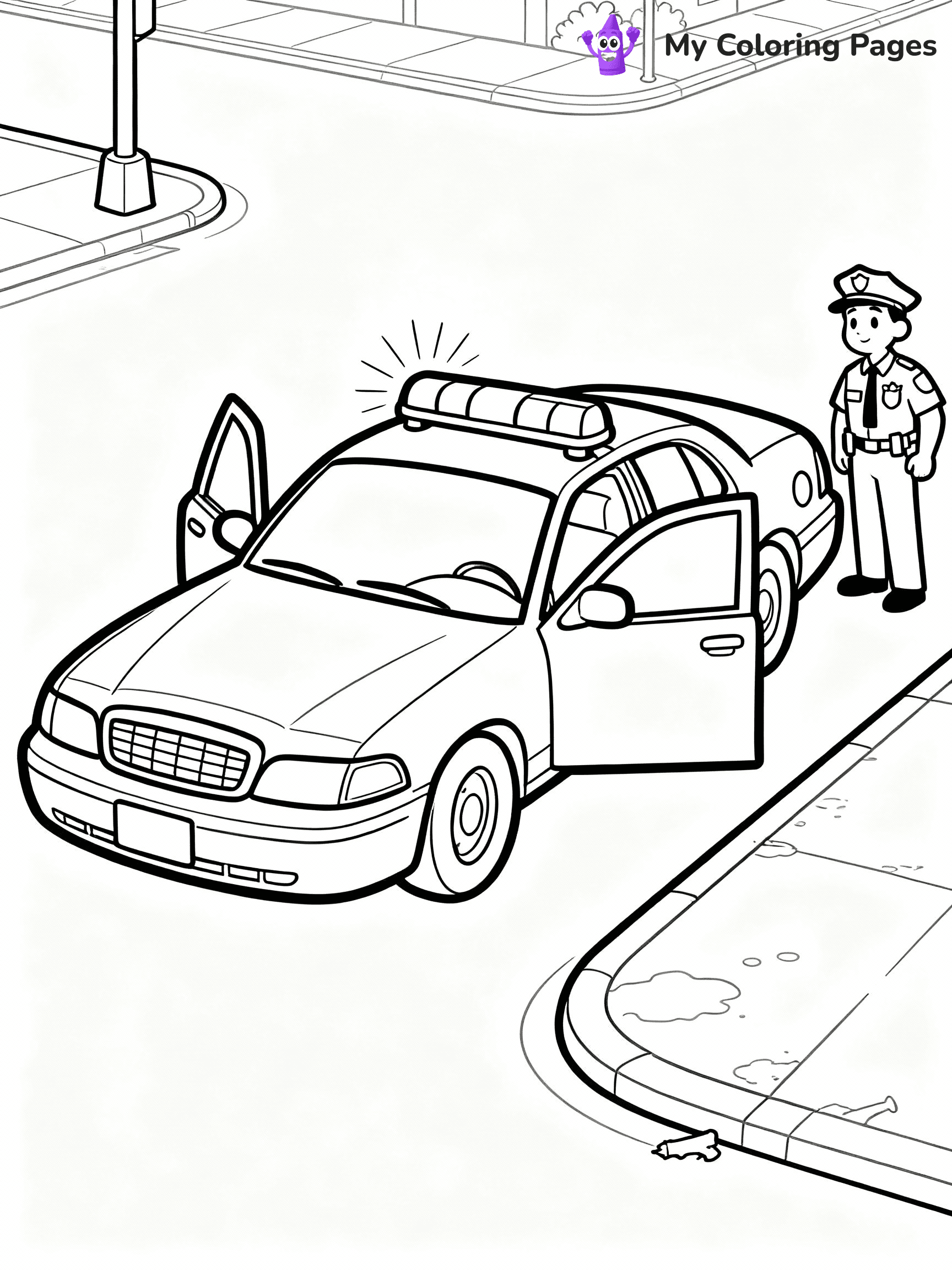 Police Coloring Pages - 40
