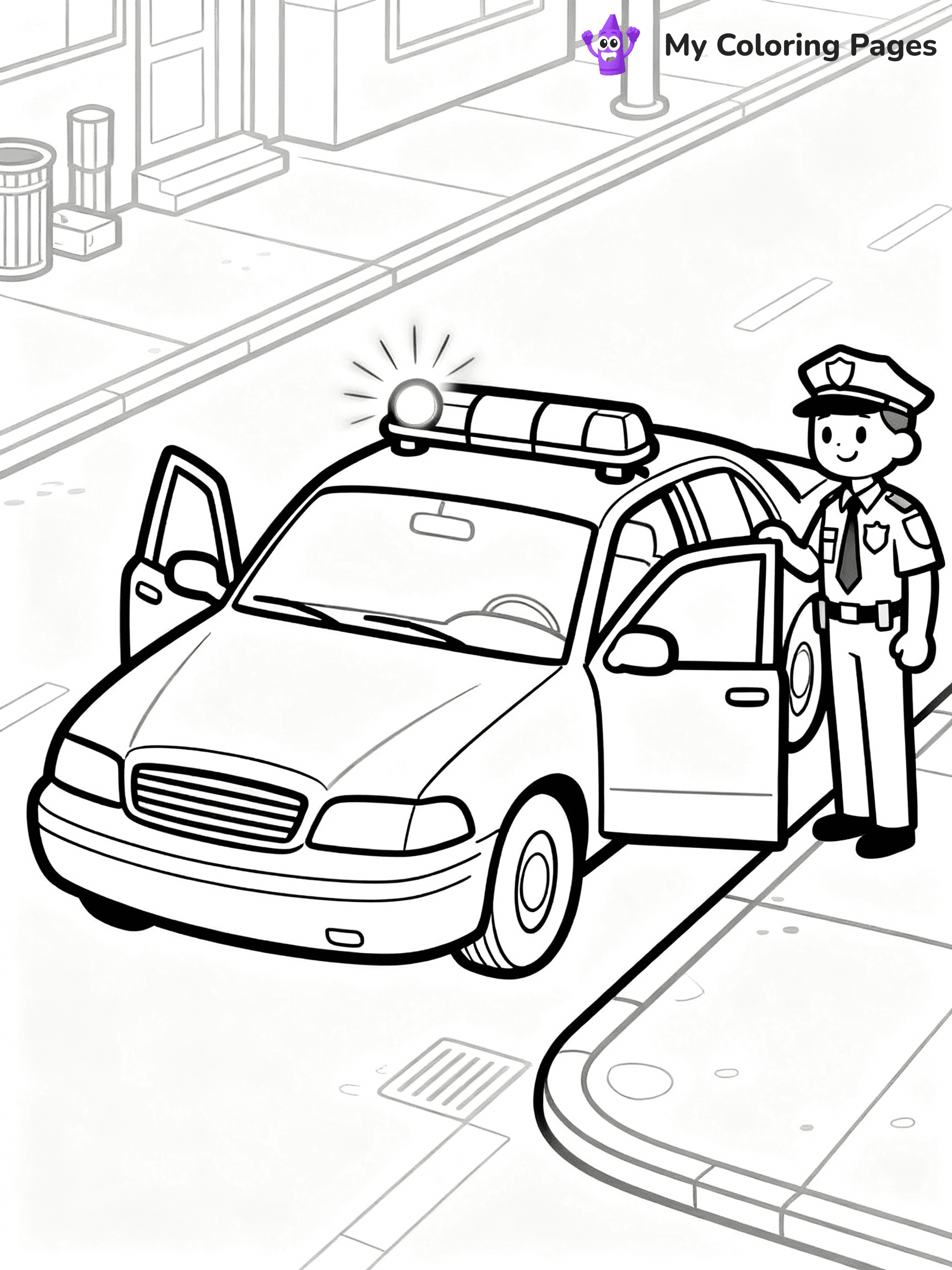 Police Coloring Pages - 39