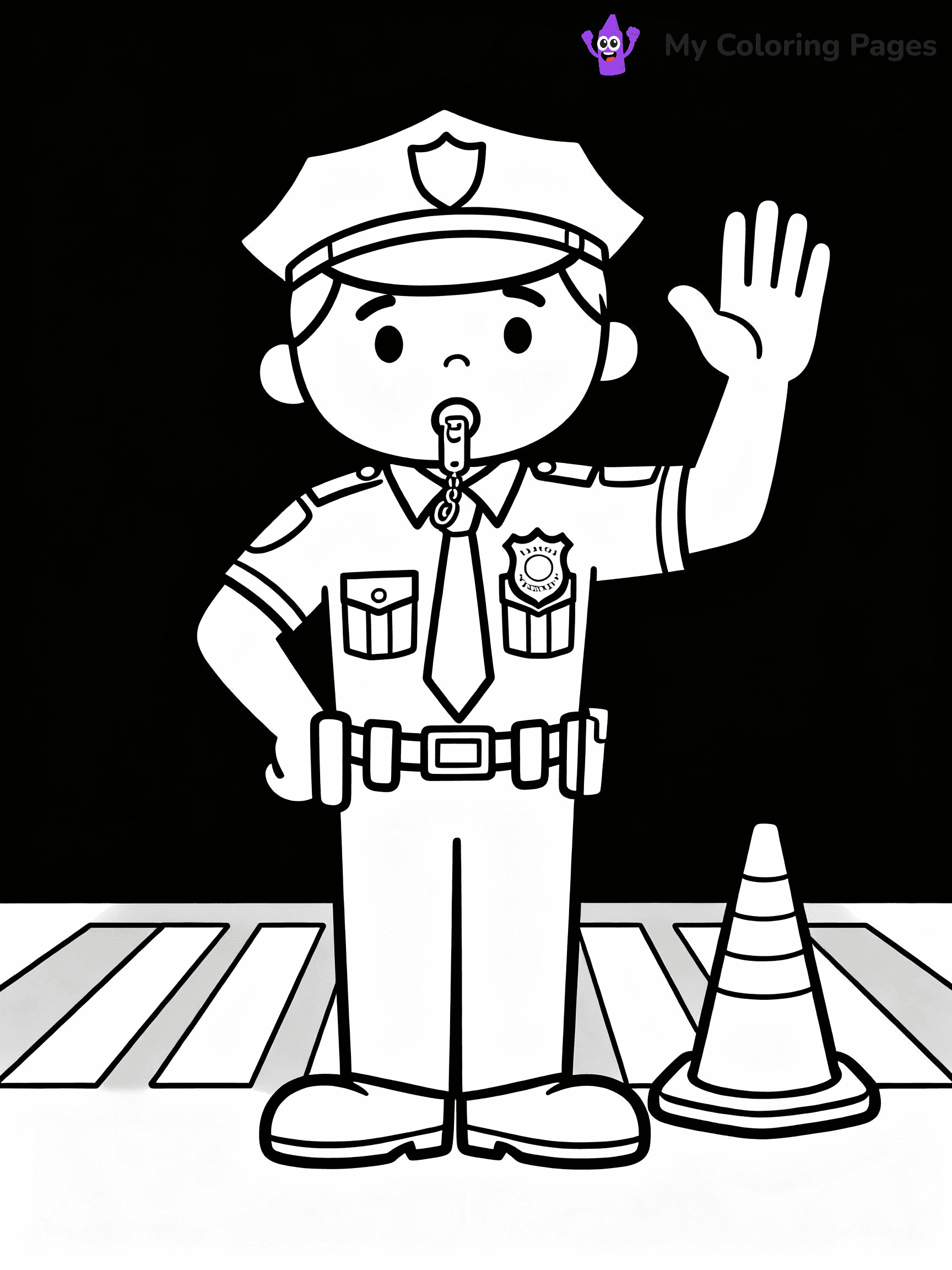 Police Coloring Pages - 33