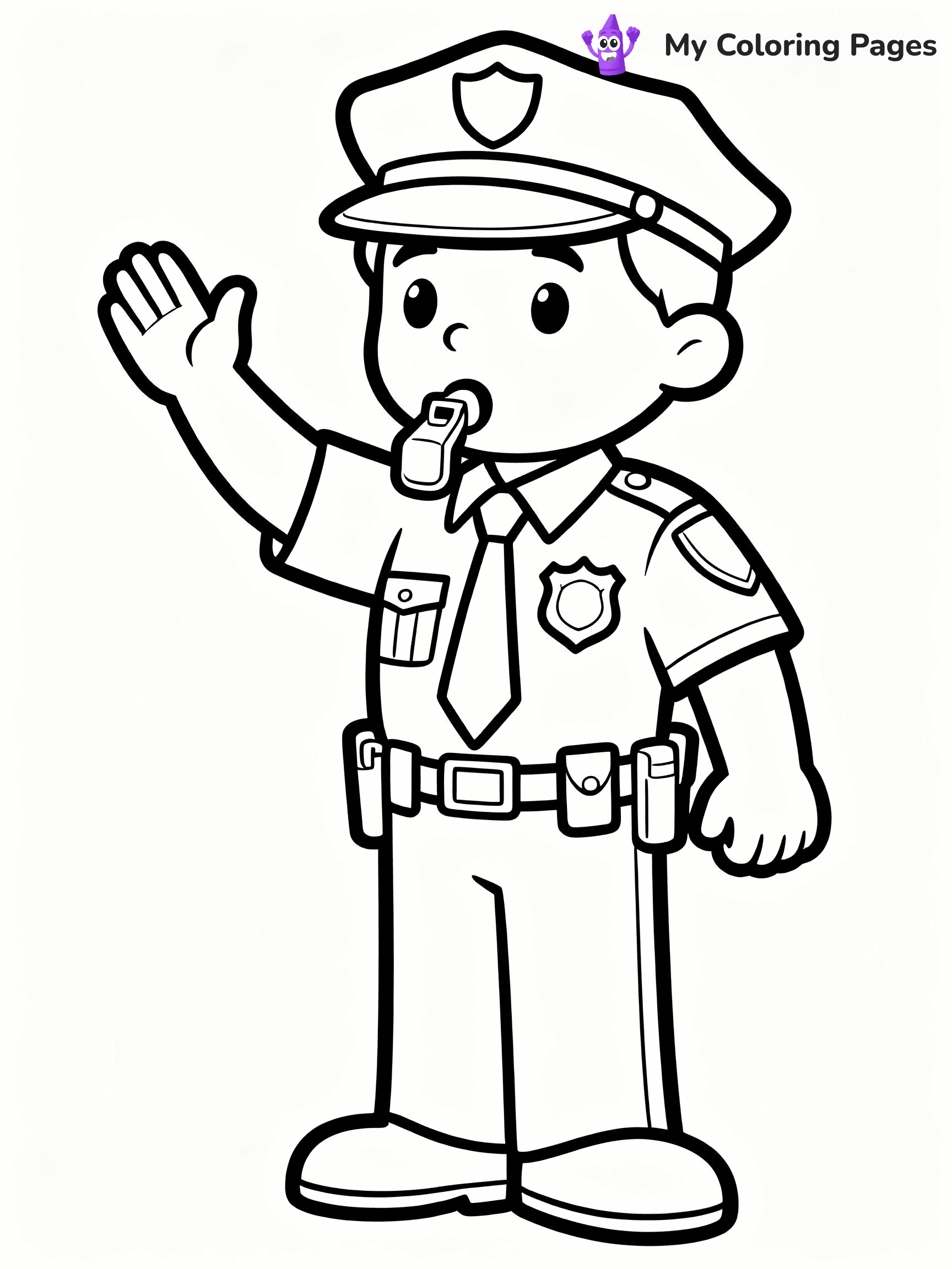 Police Coloring Pages - 32