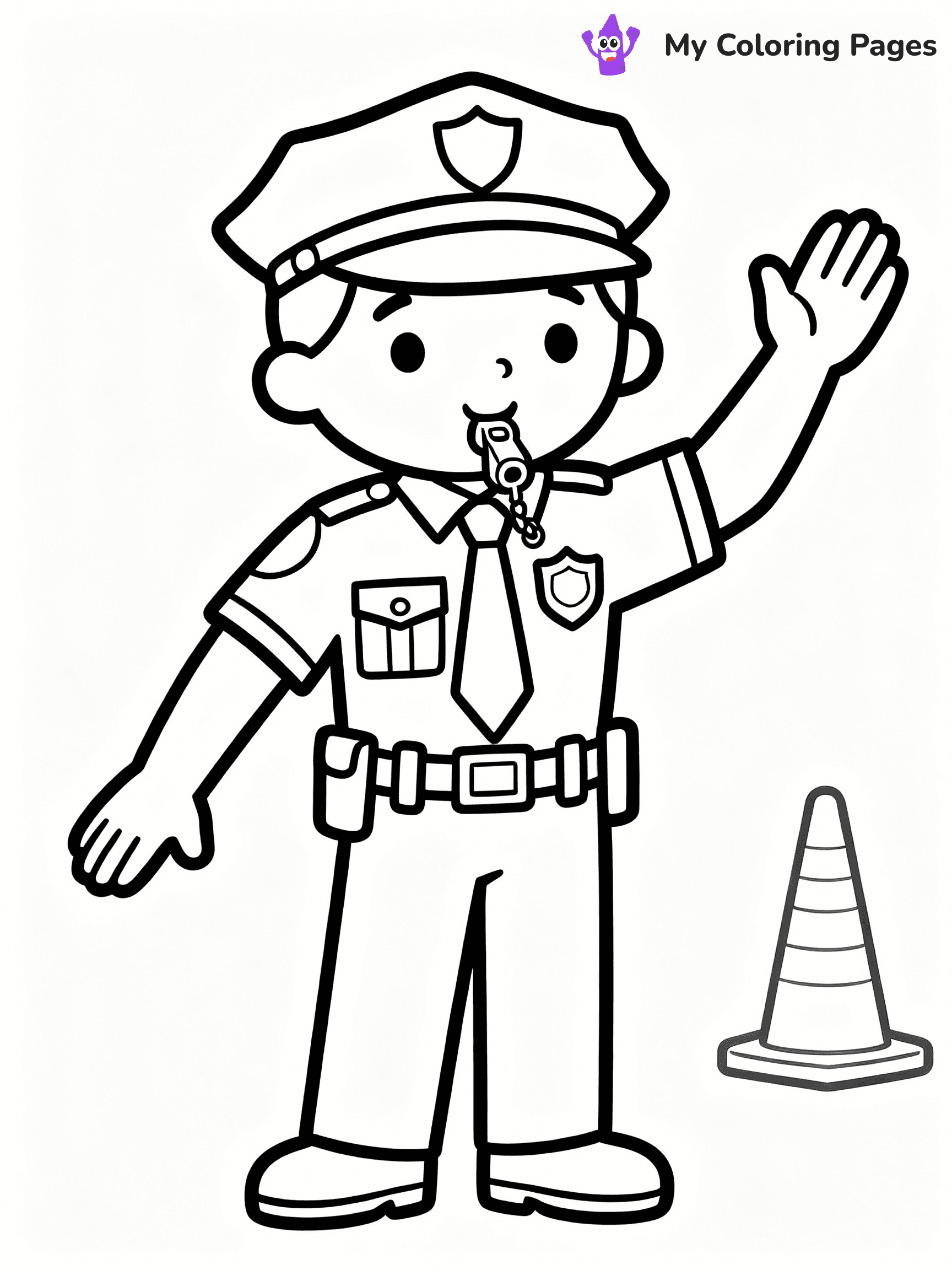 Police Coloring Pages - 31