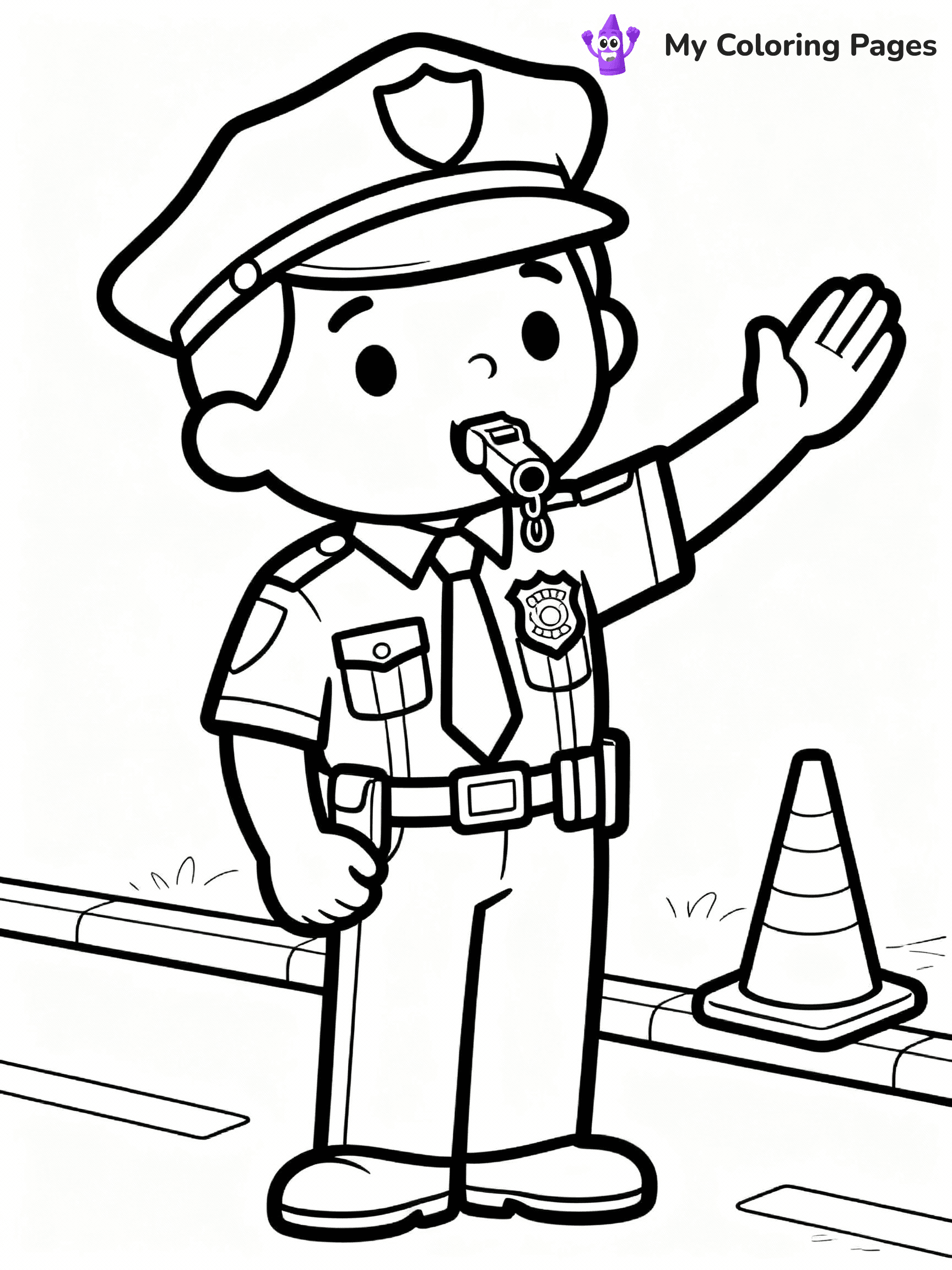 Police Coloring Pages - 30