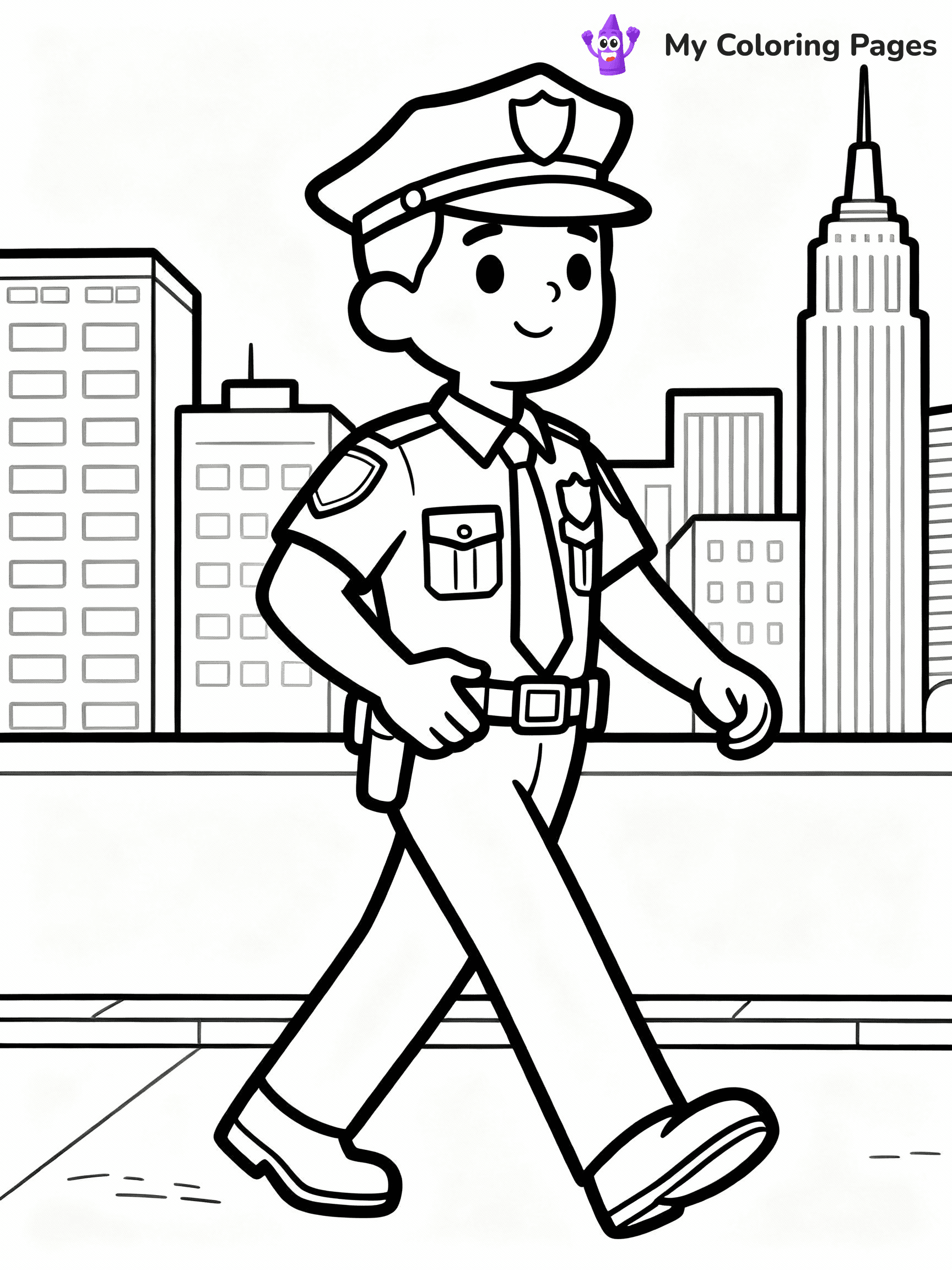 Police Coloring Pages - 29